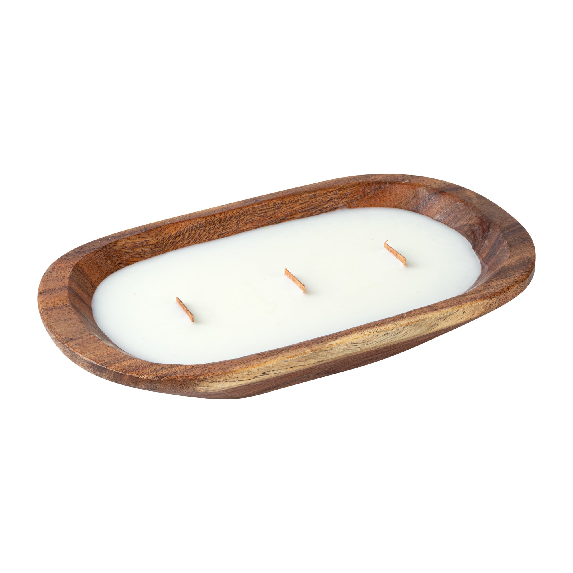 Coco Casa Handmade Wood Dough Bowl Candle - Lavender - 9" x 5 1/2" x 2" - 1 count box