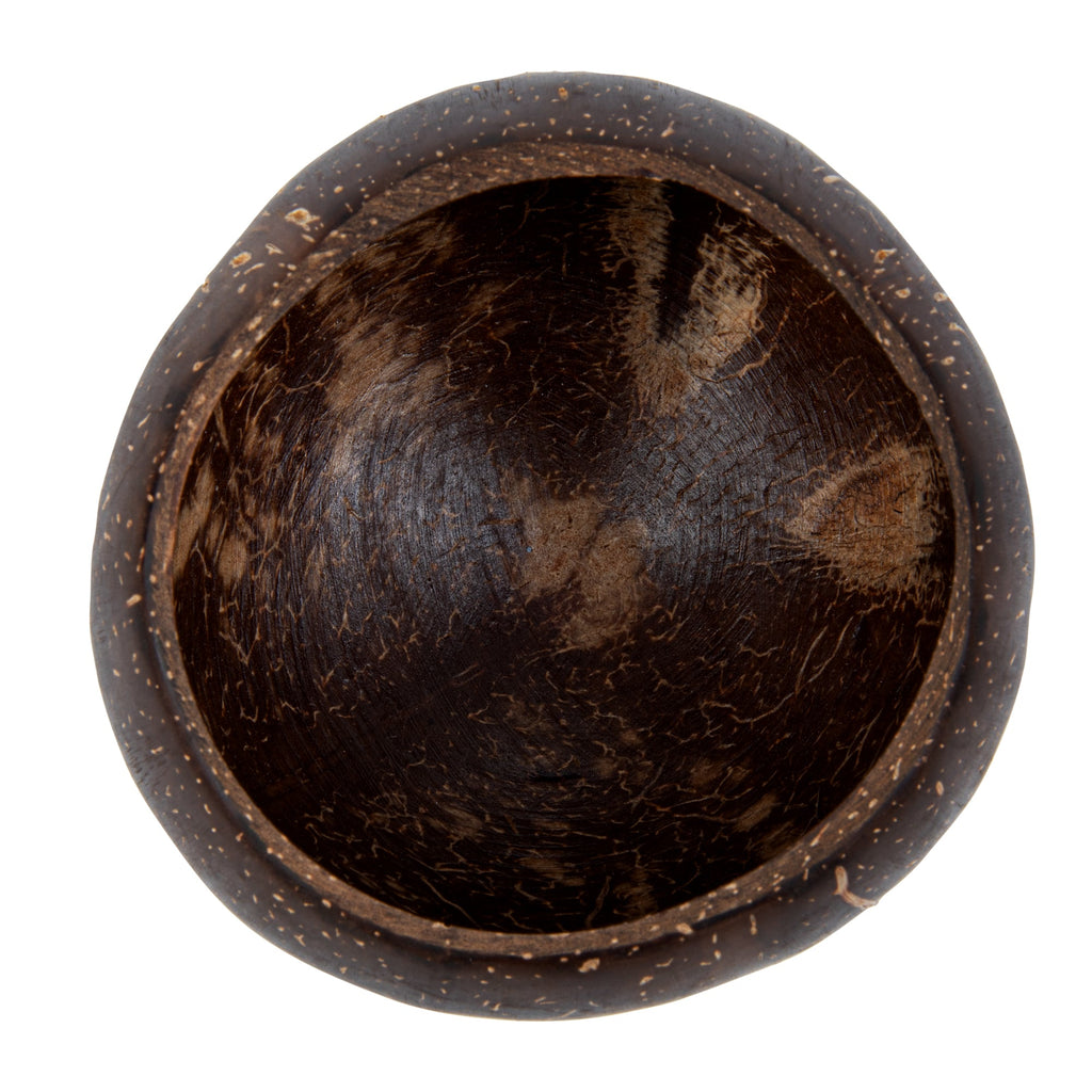 Coco Casa 10 oz Handmade Coconut Cocktail Coconut Cup - 4" x 4" x 3 1/4" - 40 count box