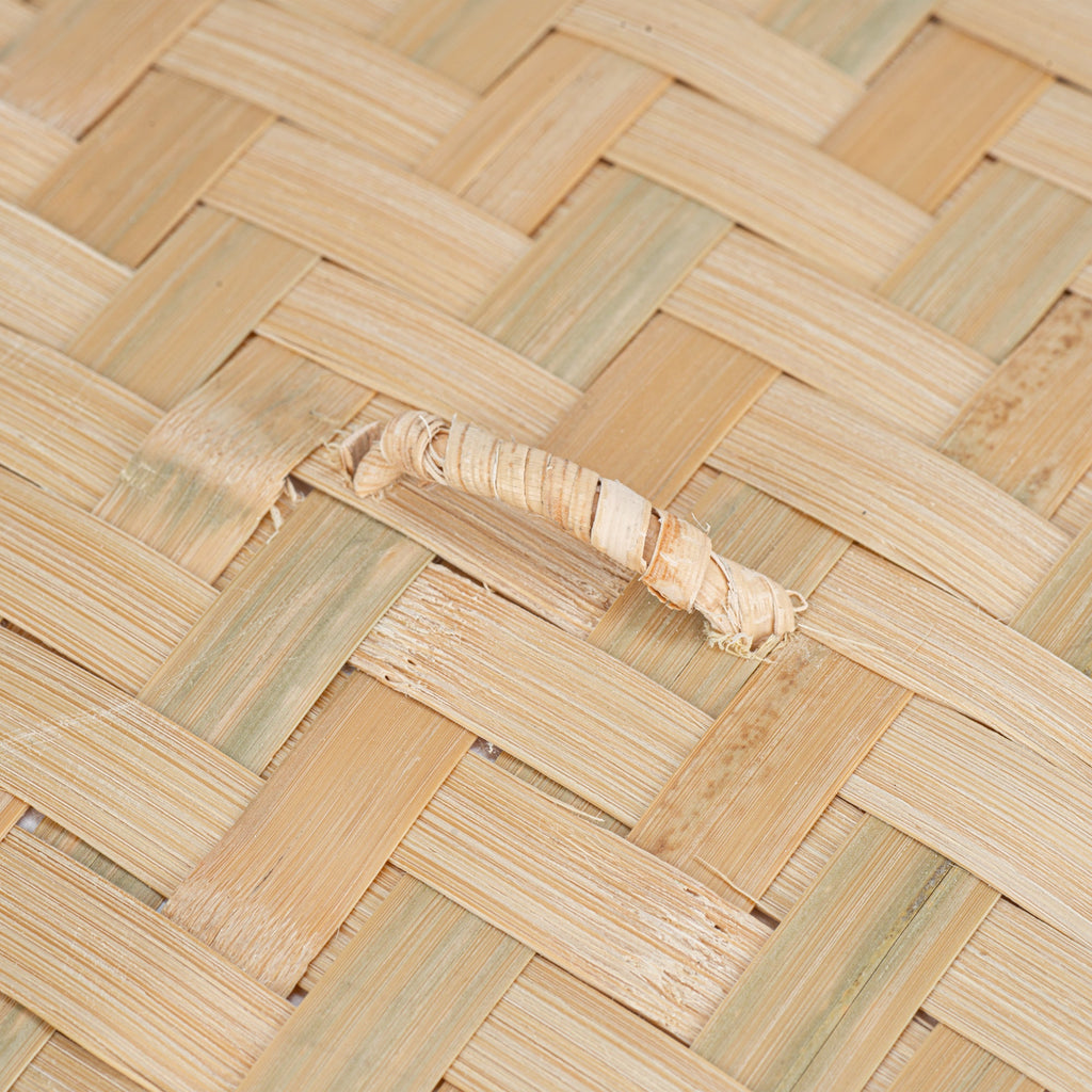 Motomori Round Natural Bamboo Steamer - 12'' x 12'' x 4'' - 10 count box
