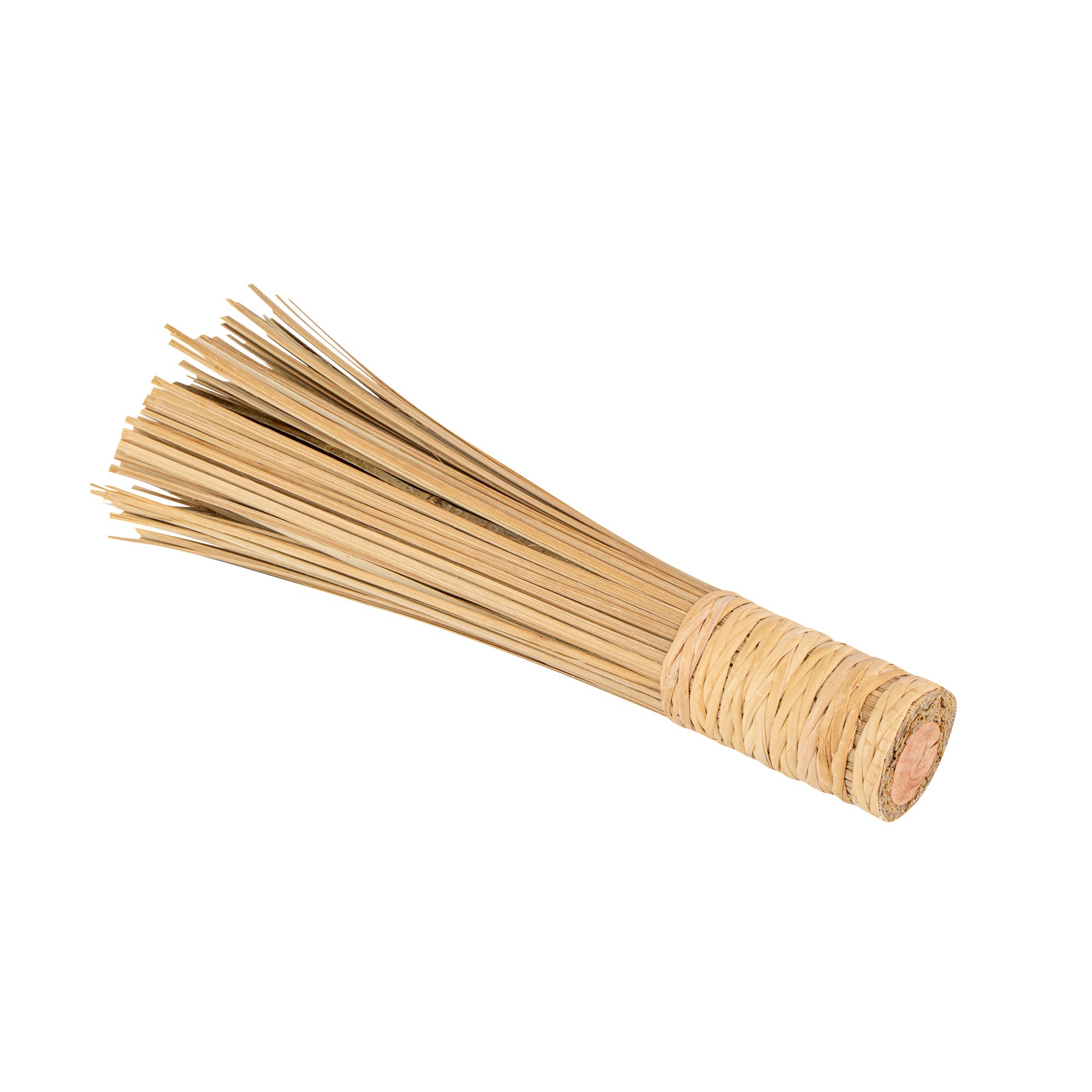 Motomori Natural Bamboo Wok Brush - 11" - 1 count box