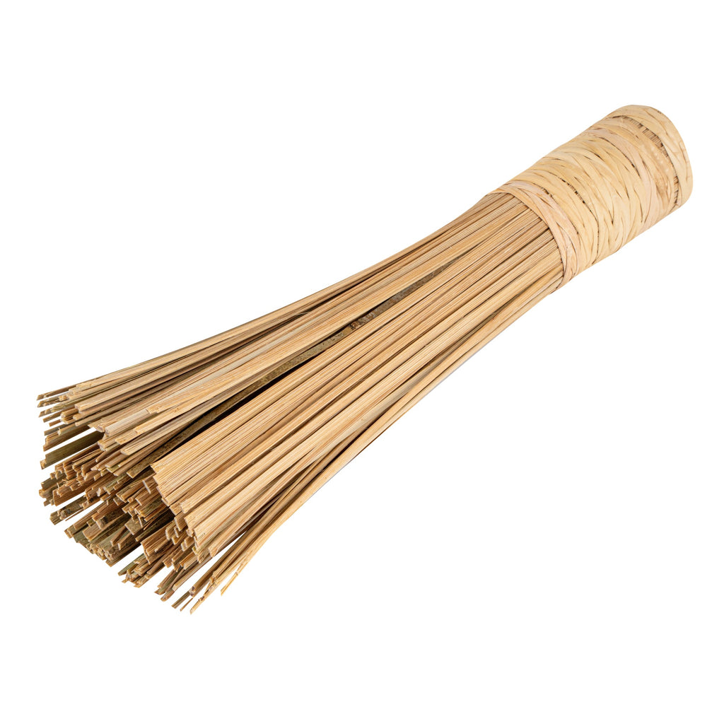 Motomori Natural Bamboo Wok Brush - 11" - 10 count box
