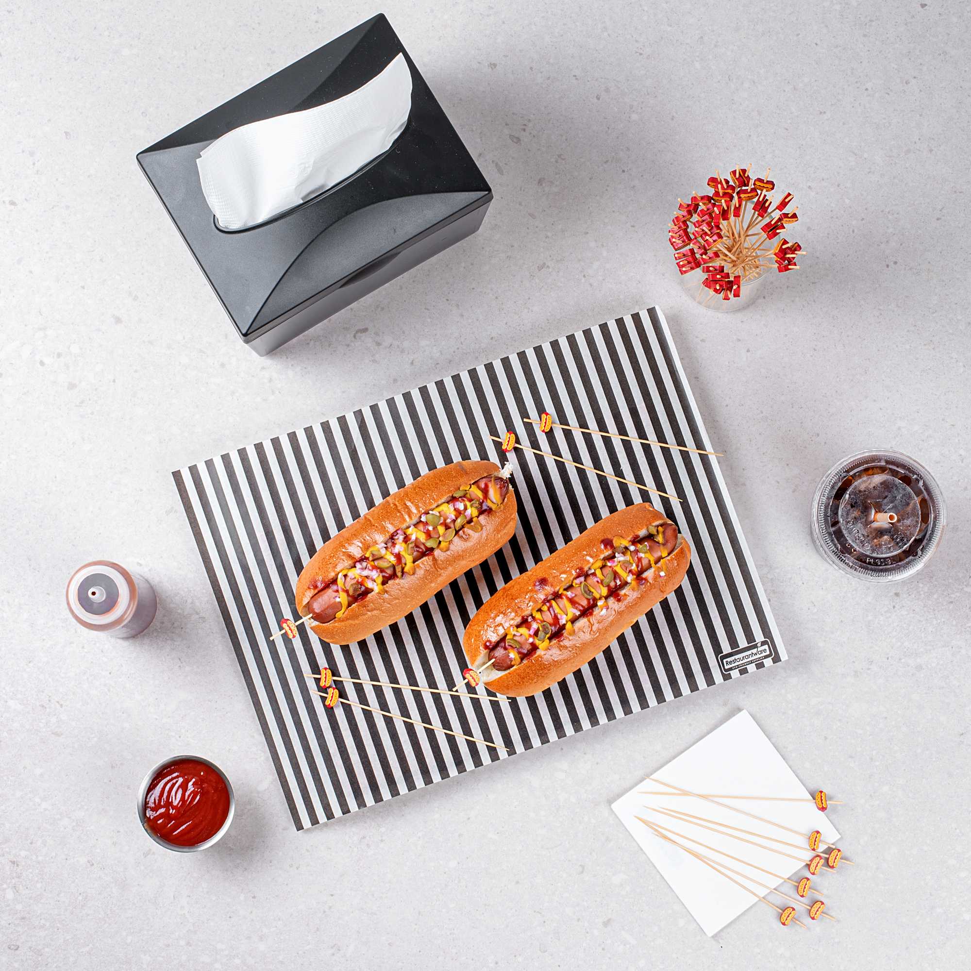 Pixy Natural Bamboo Hot Dog Skewer - 6" - 100 count box
