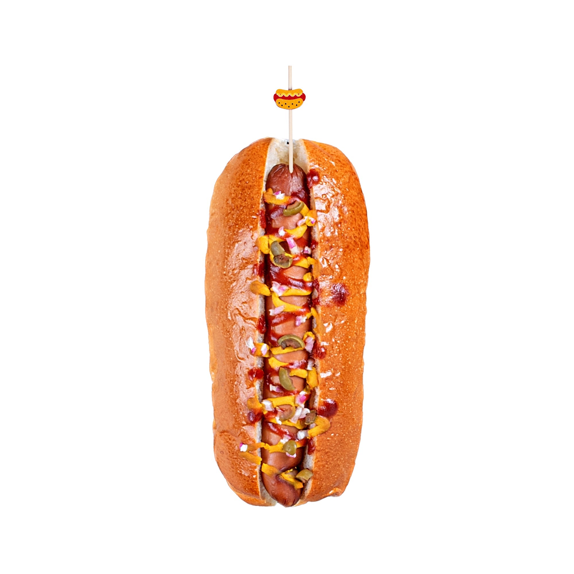 Pixy Natural Bamboo Hot Dog Skewer - 6" - 1000 count box