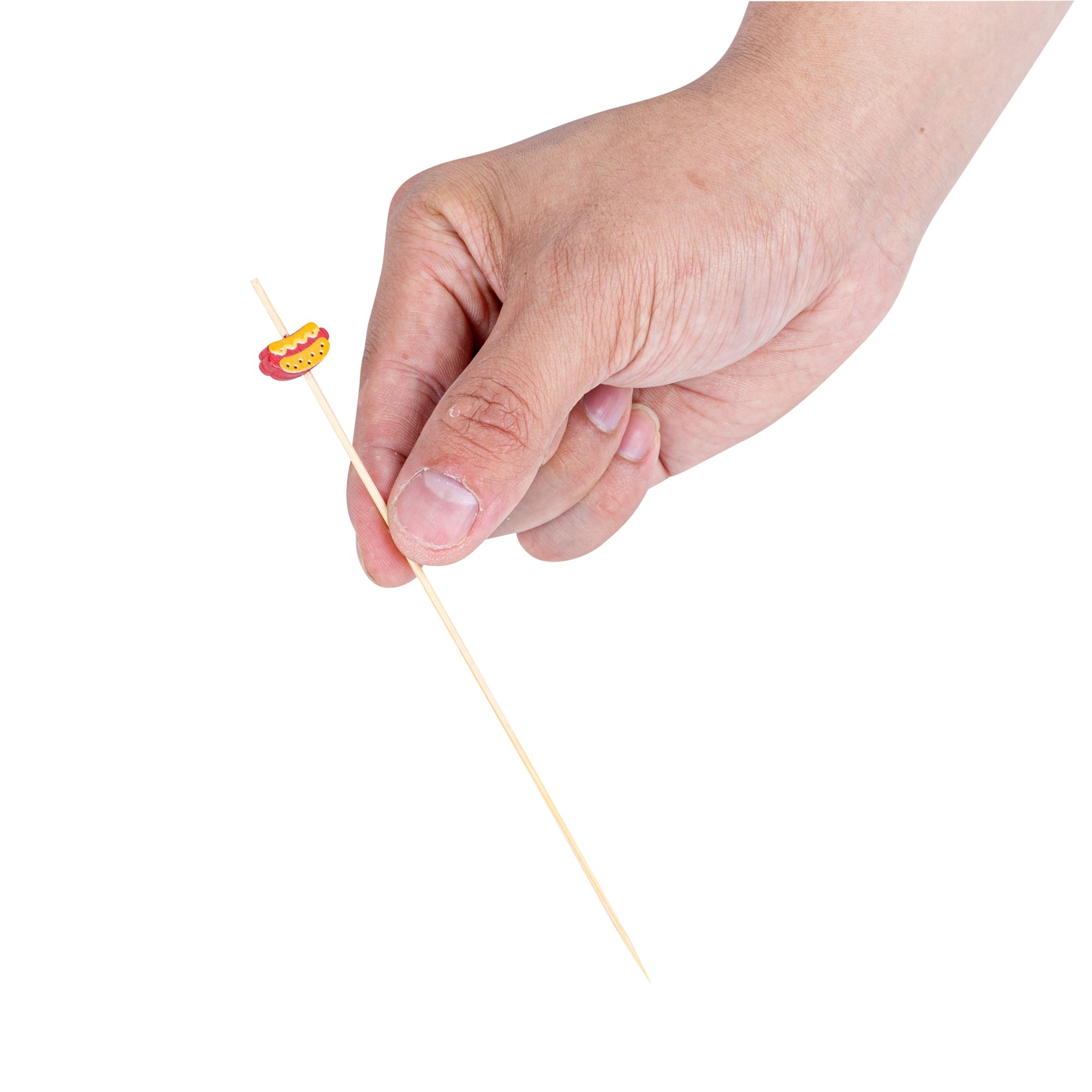 Pixy Natural Bamboo Hot Dog Skewer - 6" - 1000 count box