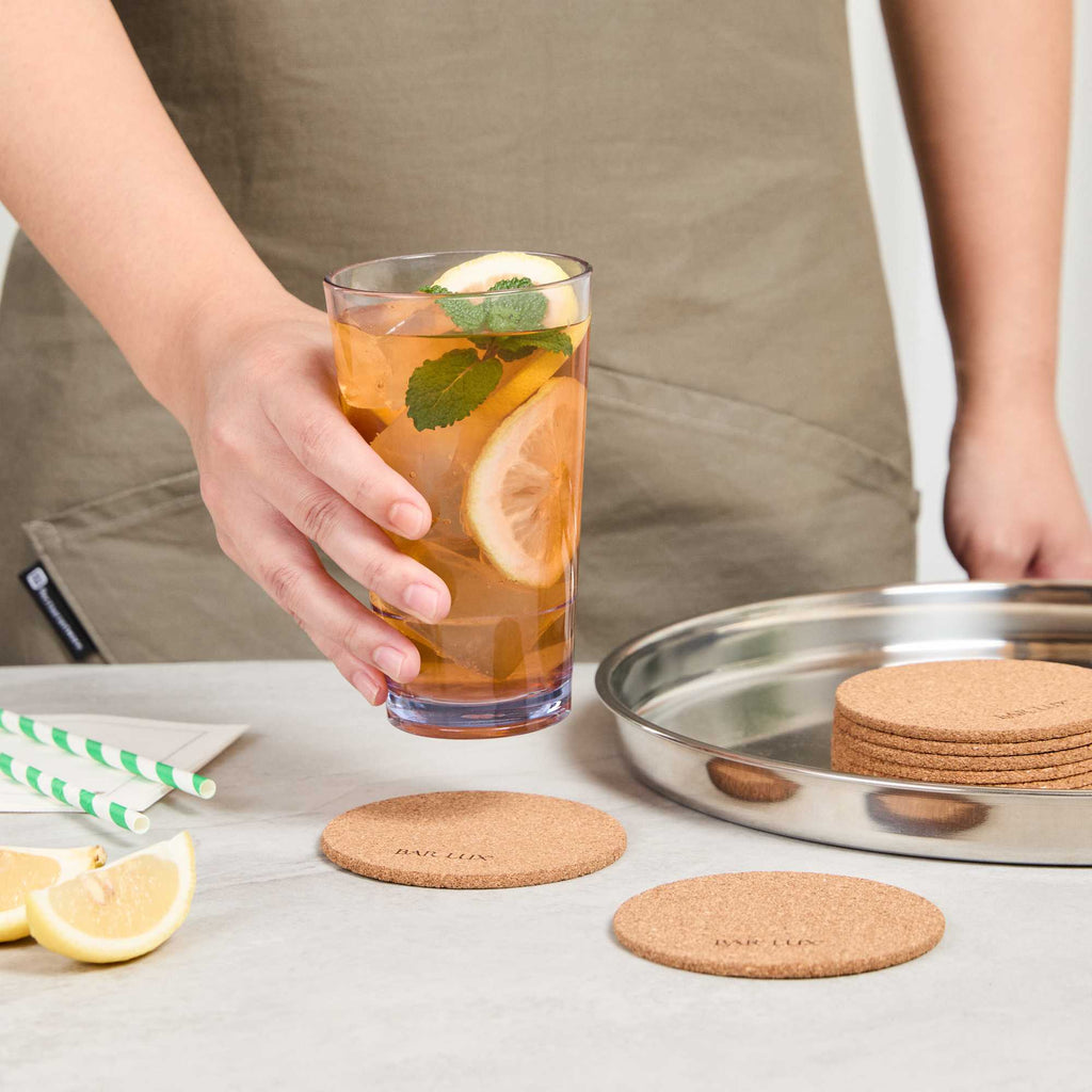 Bar Lux Round Cork Coaster - 3 1/2" - 20 count box