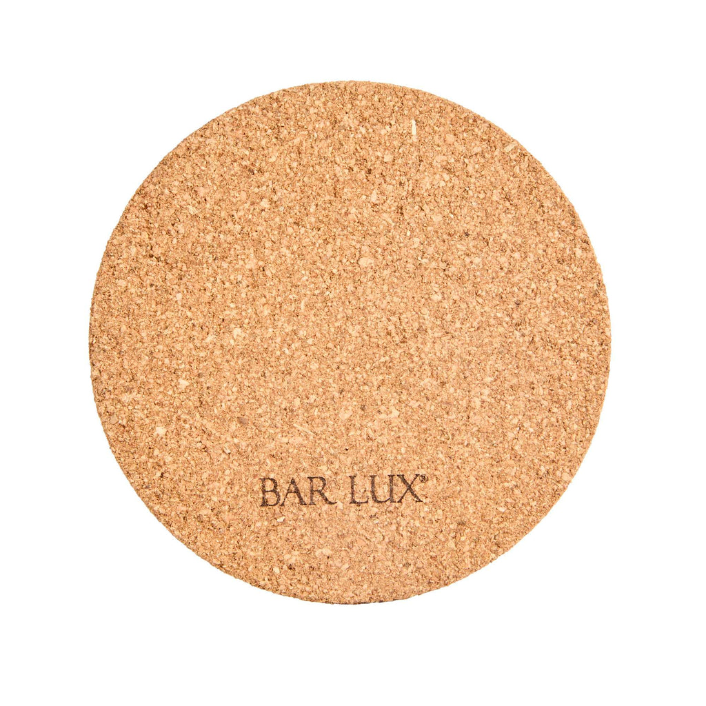 Bar Lux Round Cork Coaster - 4" - 20 count box