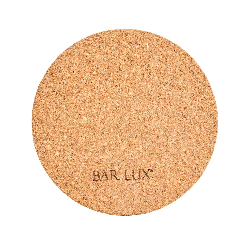 Bar Lux Round Cork Coaster - 4" - 100 count box