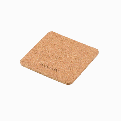 Bar Lux Square Cork Coaster - 3 1/2" x 3 1/2" - 20 count box