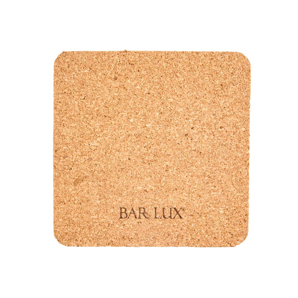 Bar Lux Square Cork Coaster - 3 1/2" x 3 1/2" - 20 count box