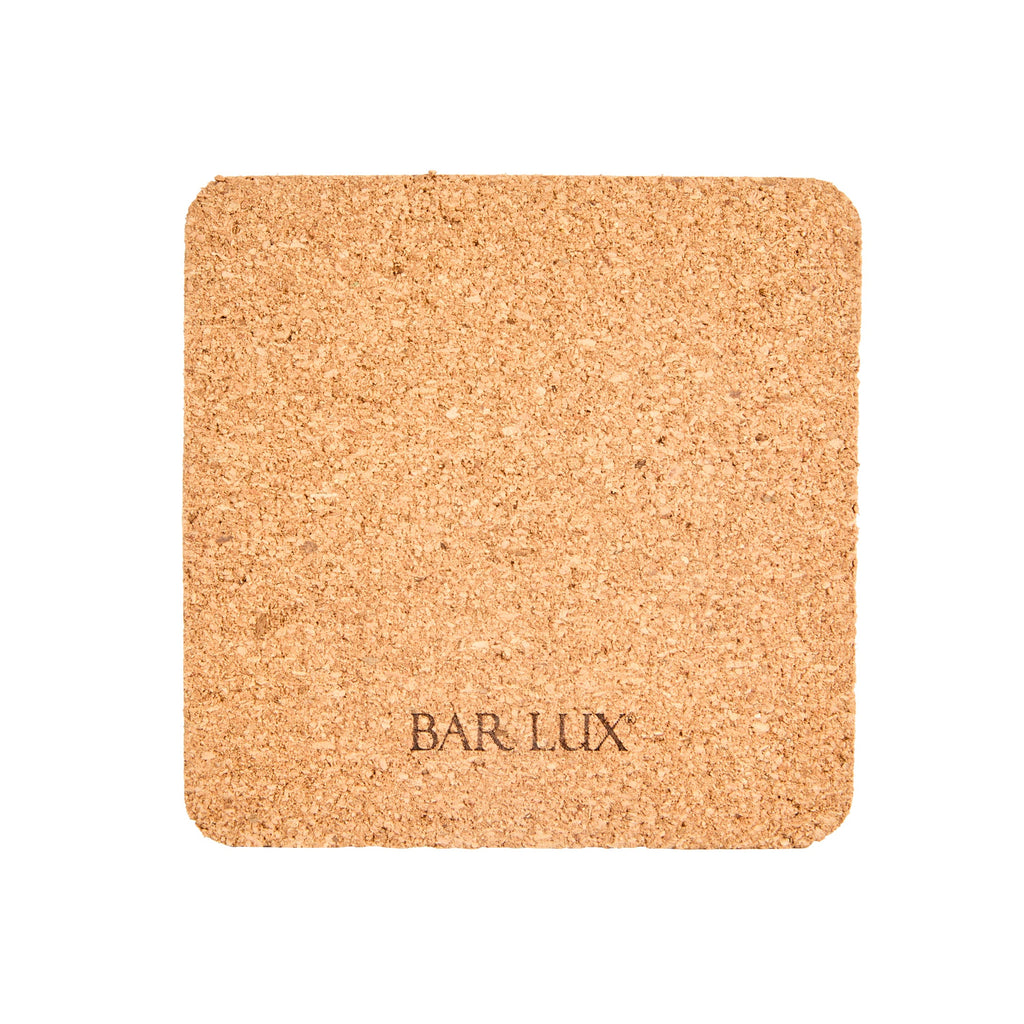 Bar Lux Square Cork Coaster - 3 1/2" x 3 1/2" - 100 count box