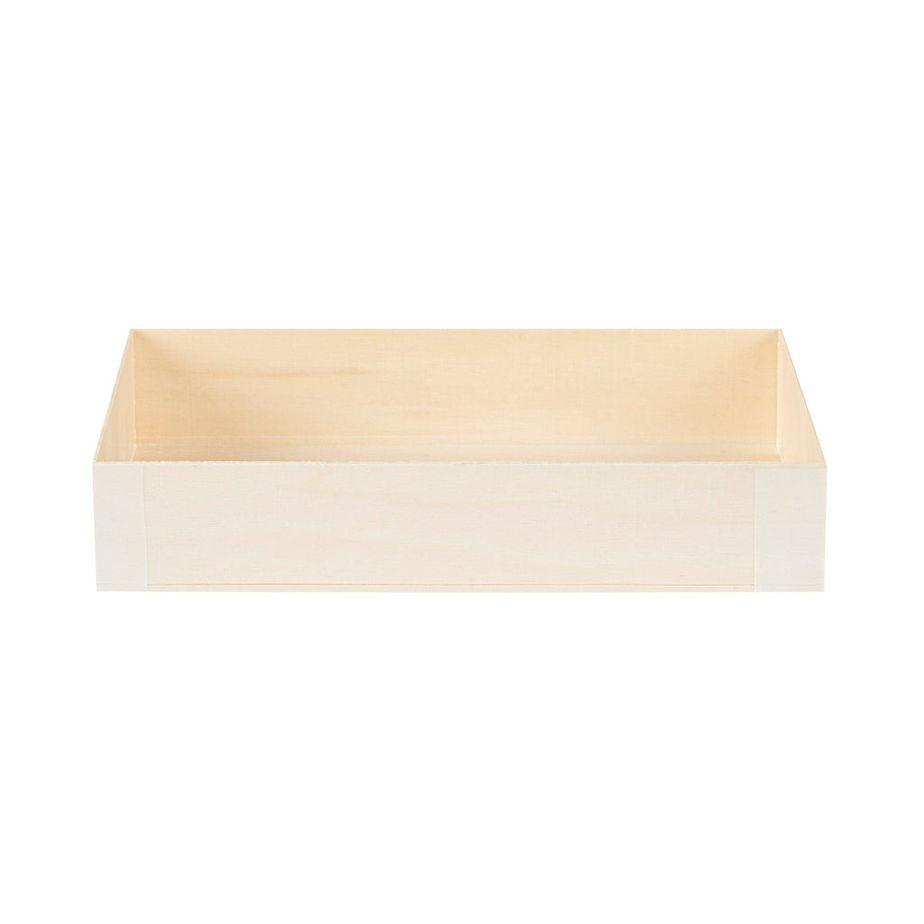 Taipei 31 oz Rectangle Natural Poplar Bento Box - 8" x 4 3/4" x 1 1/2" - 100 count box
