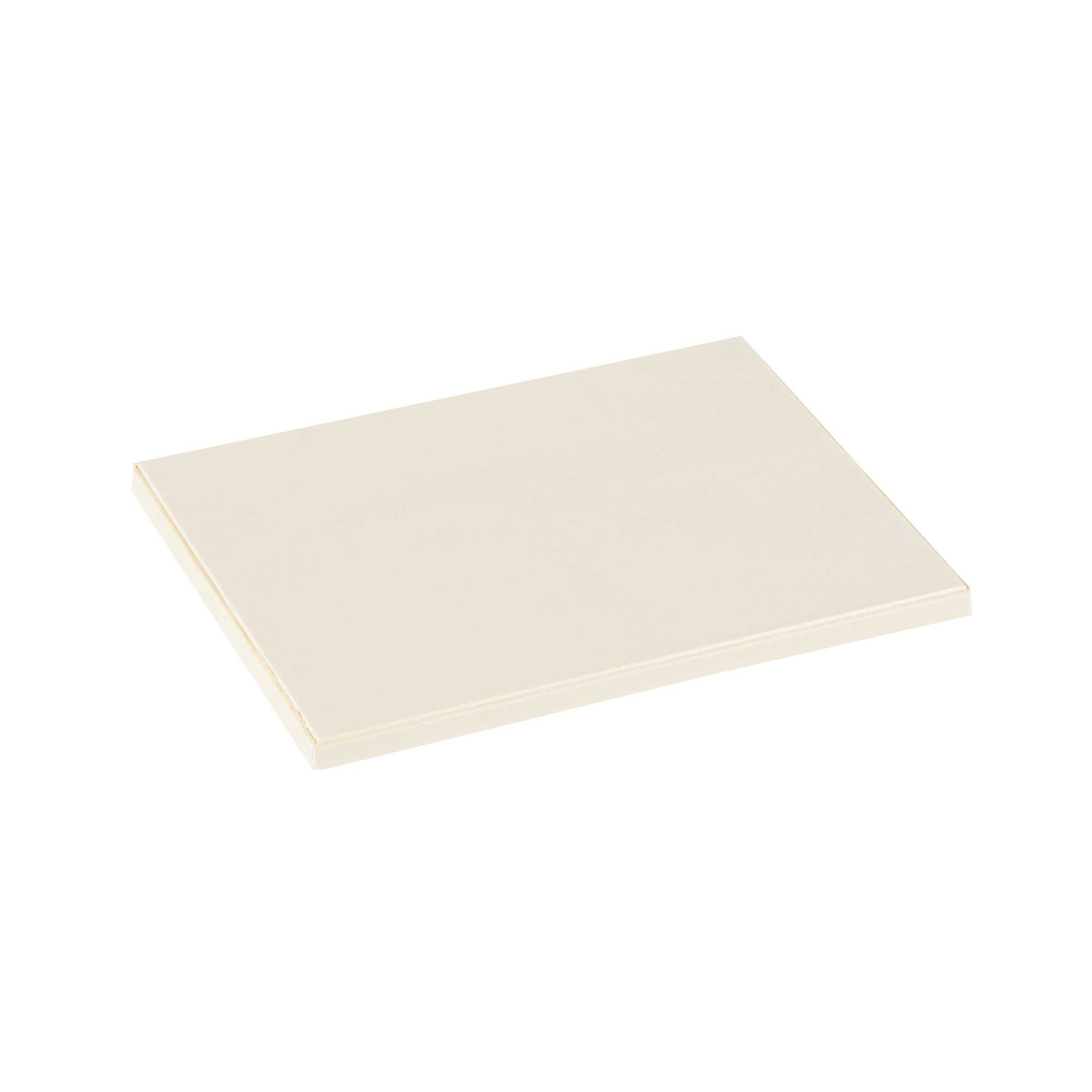 Taipei Rectangle Natural Poplar Lid - Fits 24 oz Bento Box - 10 count box