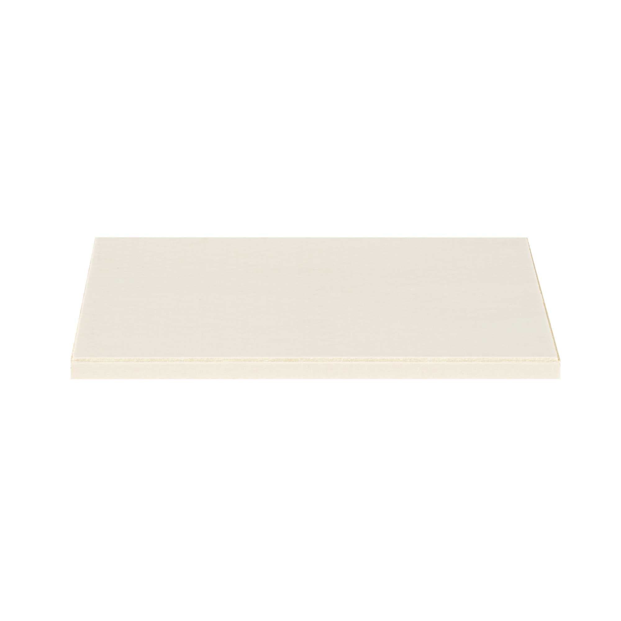 Taipei Rectangle Natural Poplar Lid - Fits 24 oz Bento Box - 10 count box