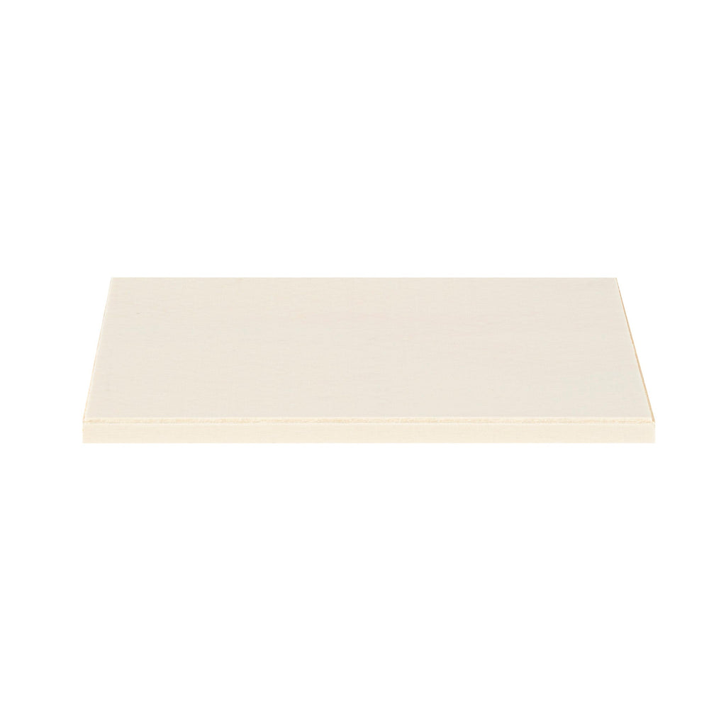 Taipei Rectangle Natural Poplar Lid - Fits 24 oz Bento Box - 100 count box