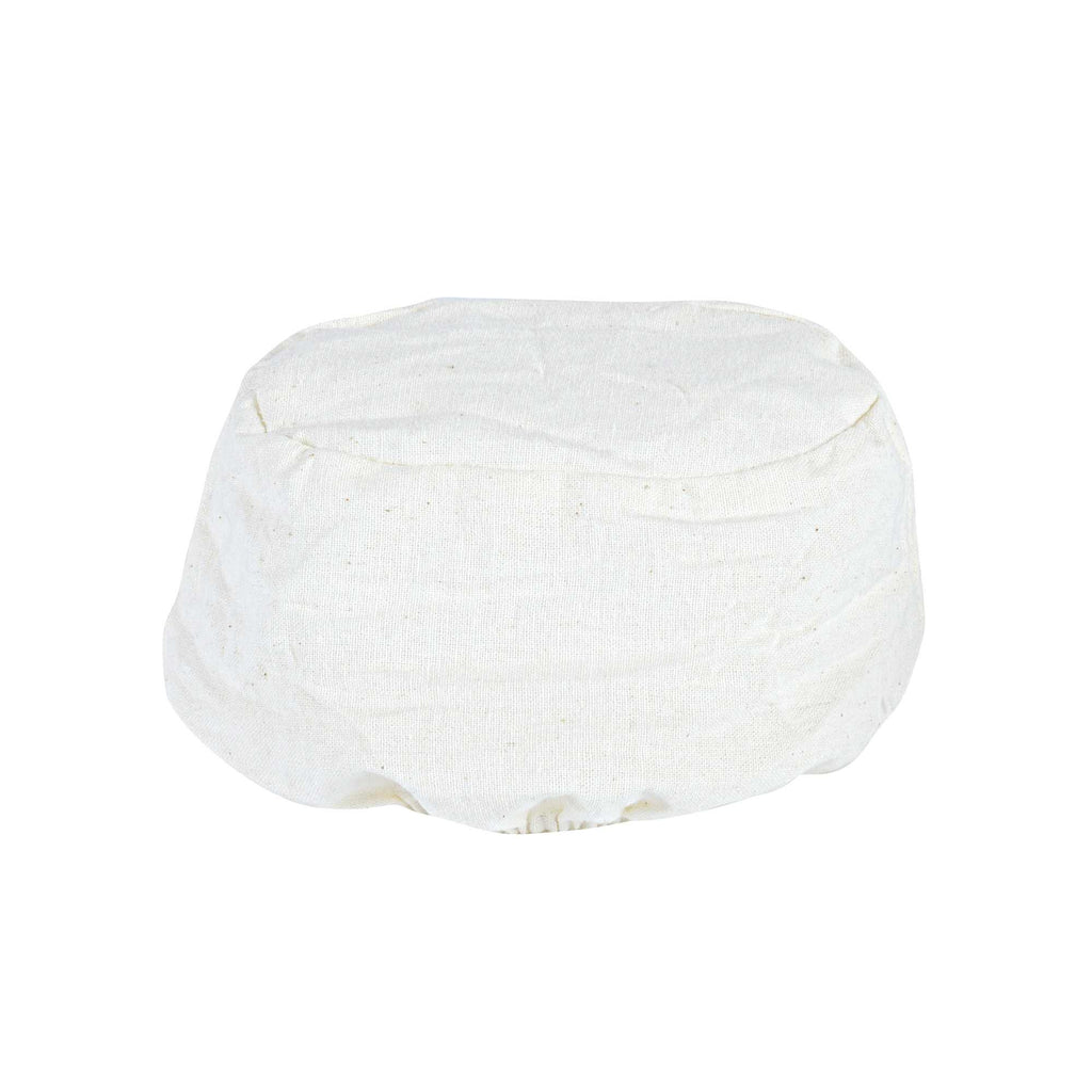 Pastry Tek Rattan Oval Natural Banneton Proofing Basket - with 2 Cotton Liners - 6 3/4" x 4 3/4" x 3 1/4" - 10 count box