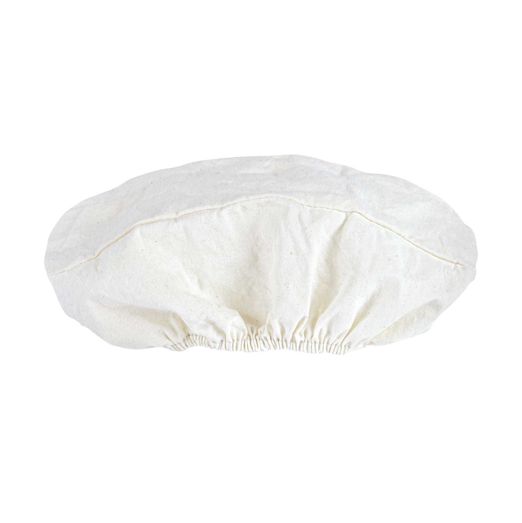 Pastry Tek Rattan Long Oval Natural Banneton Proofing Basket - with 2 Cotton Liners - 13 1/2" x 4" x 2 1/4" - 10 count box