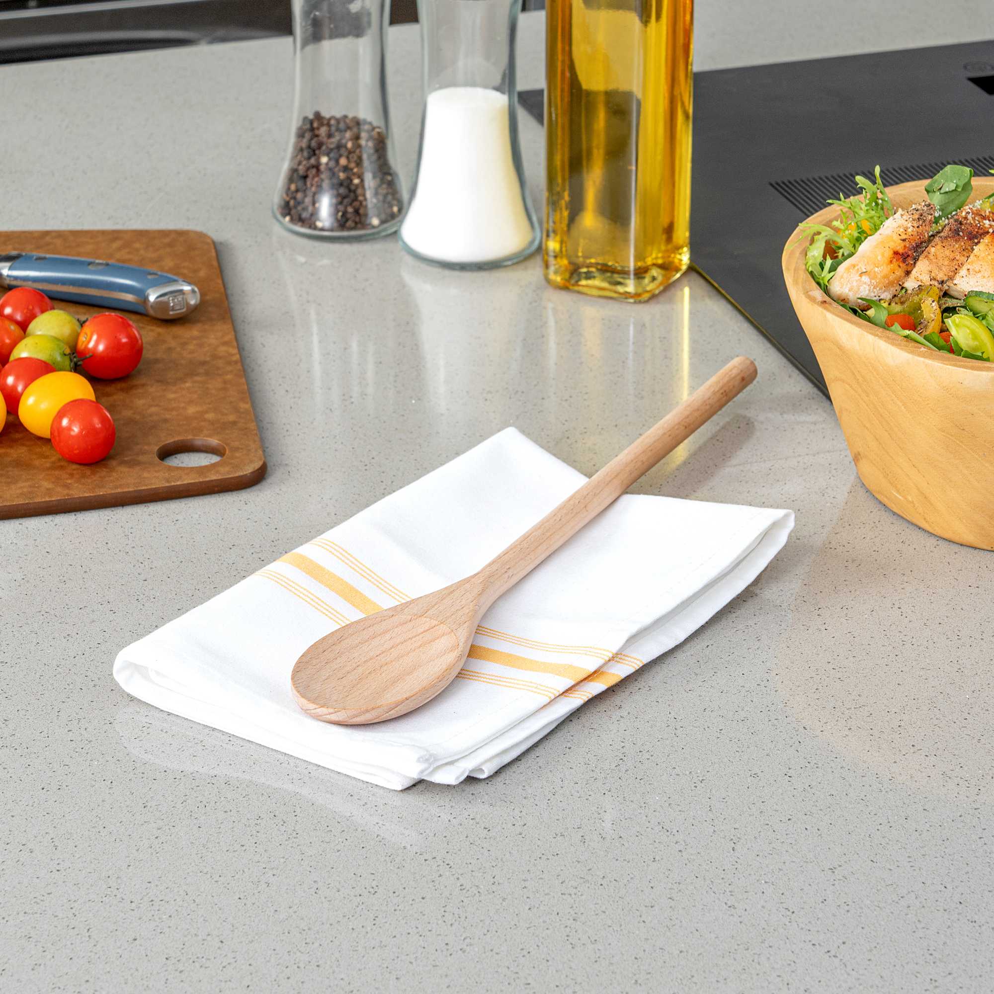 Nature Tek Beechwood Wooden Spoon - 14" - 1 count box