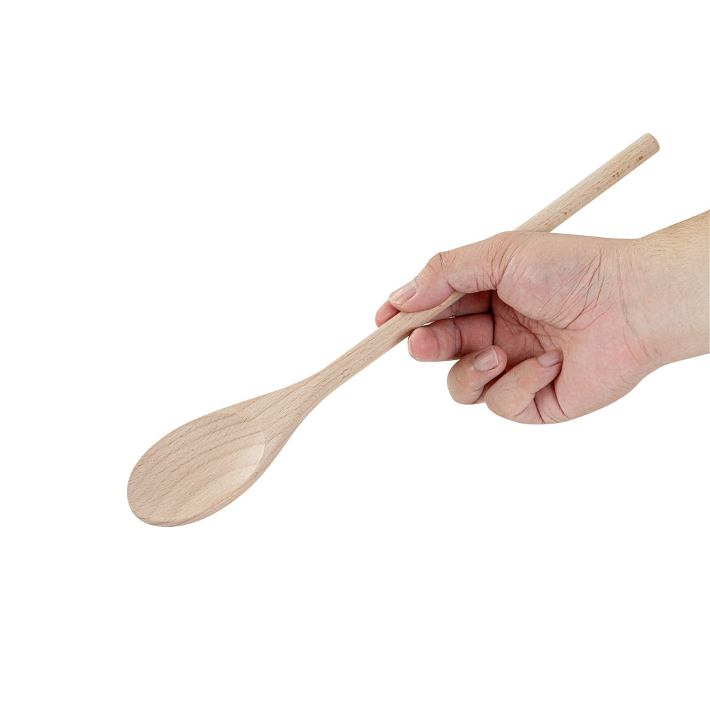 Nature Tek Beechwood Wooden Spoon - 14" - 100 count box