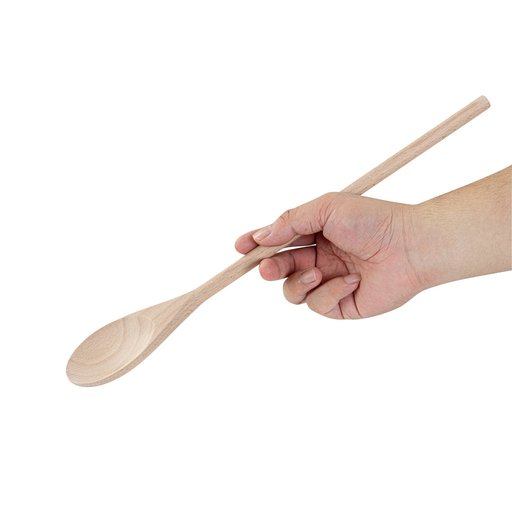 Nature Tek Beechwood Wooden Spoon - 16" - 100 count box