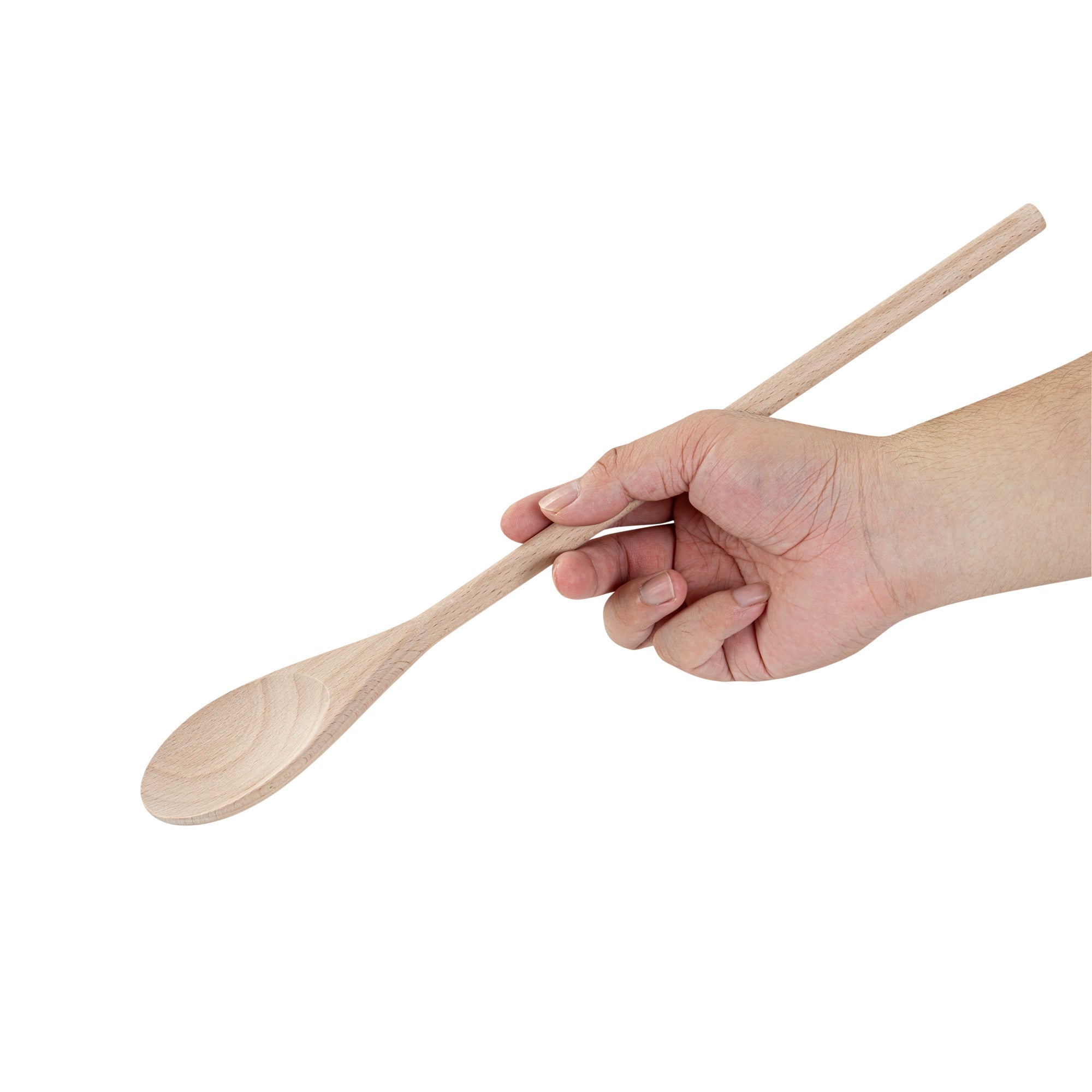 Nature Tek Beechwood Wooden Spoon - 16" - 100 count box