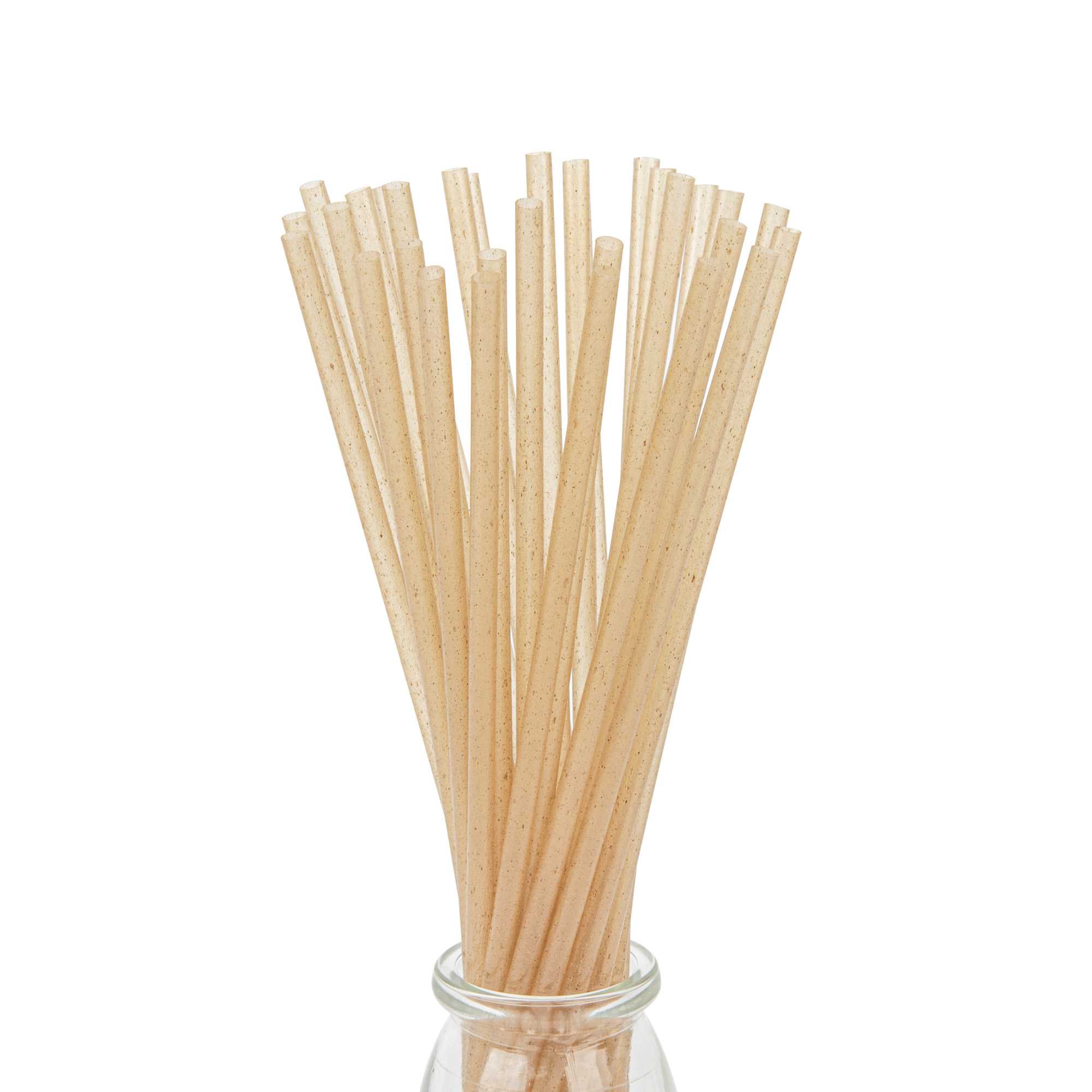 Basic Nature Natural Agave Straw - Unwrapped - 10 1/4" - 1800 count box