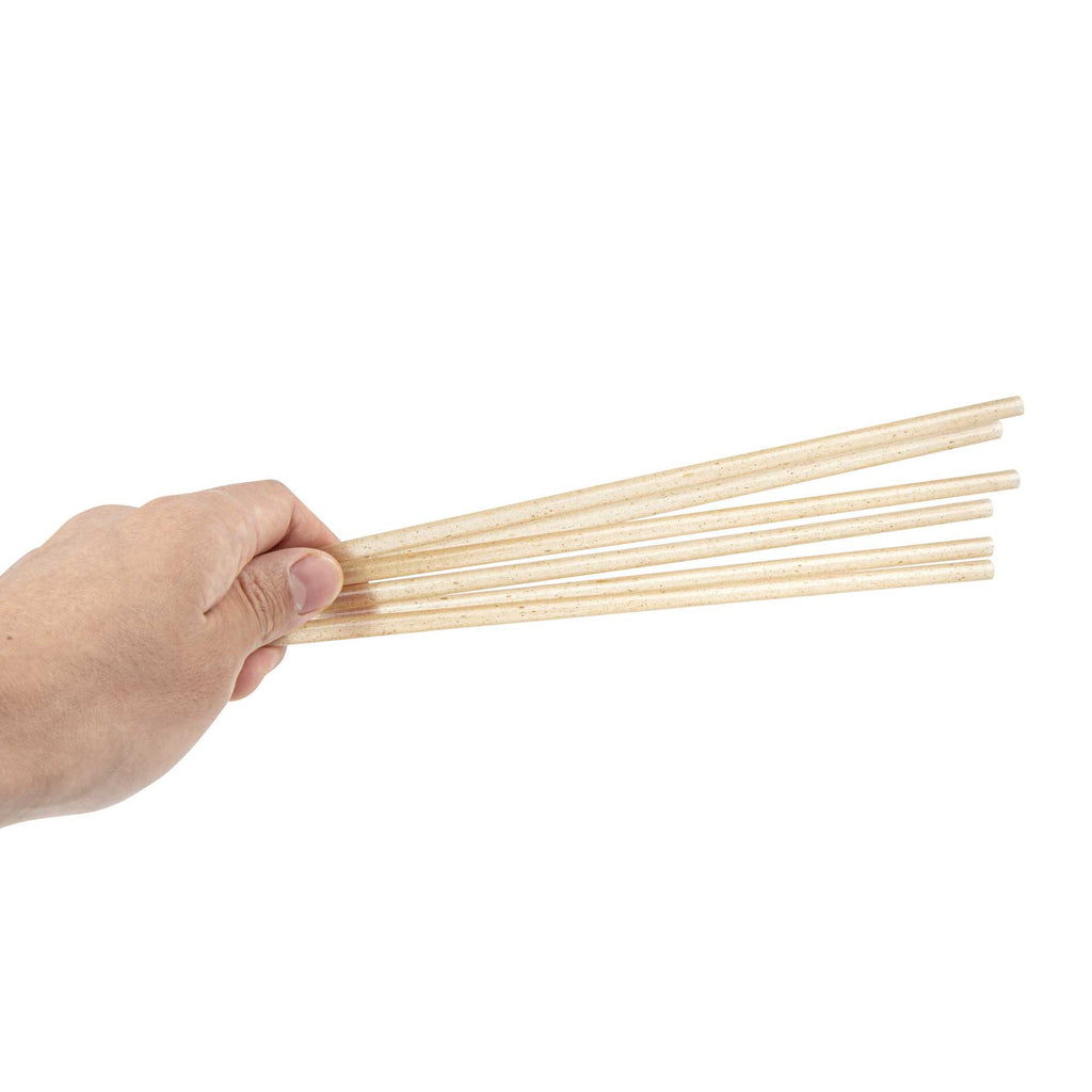 Basic Nature Natural Agave Straw - Unwrapped - 10 1/4" - 1800 count box