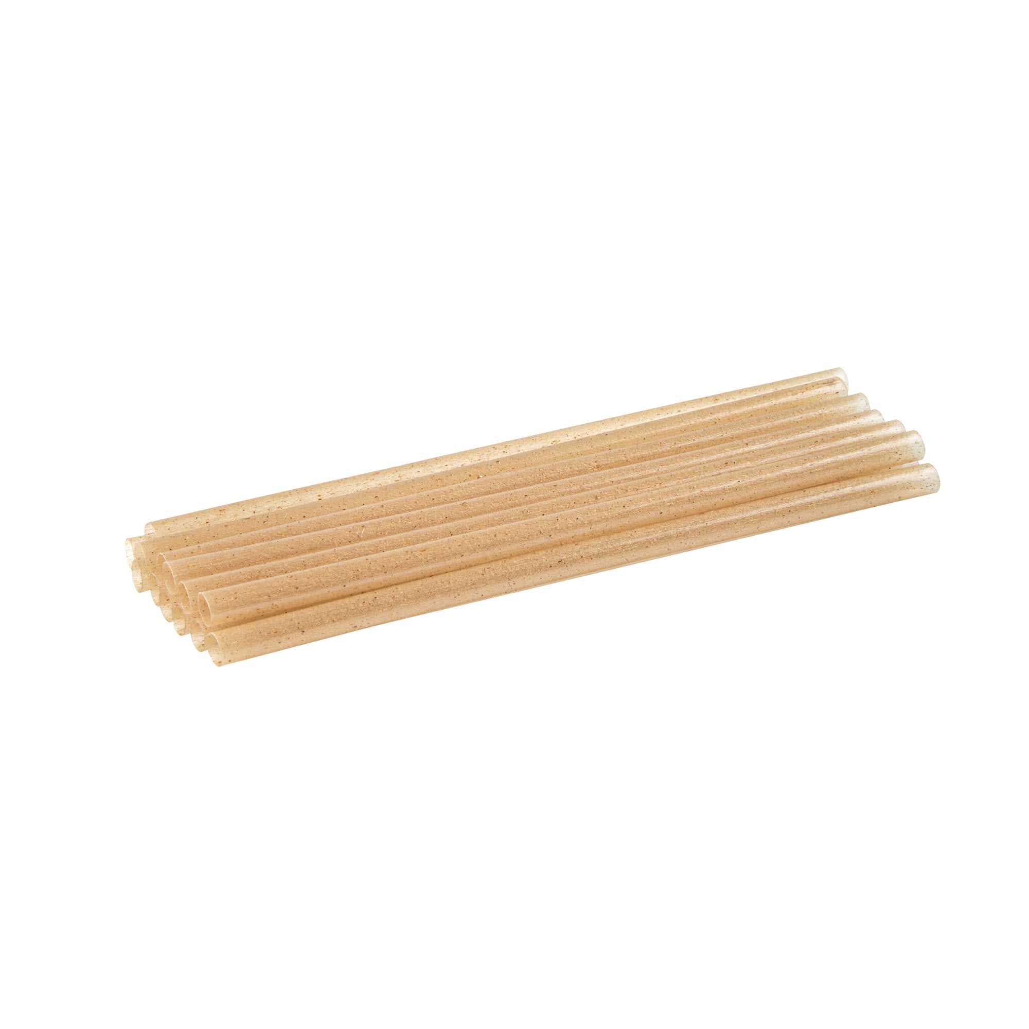 Basic Nature Natural Agave Straw - Unwrapped - 6" - 3600 count box