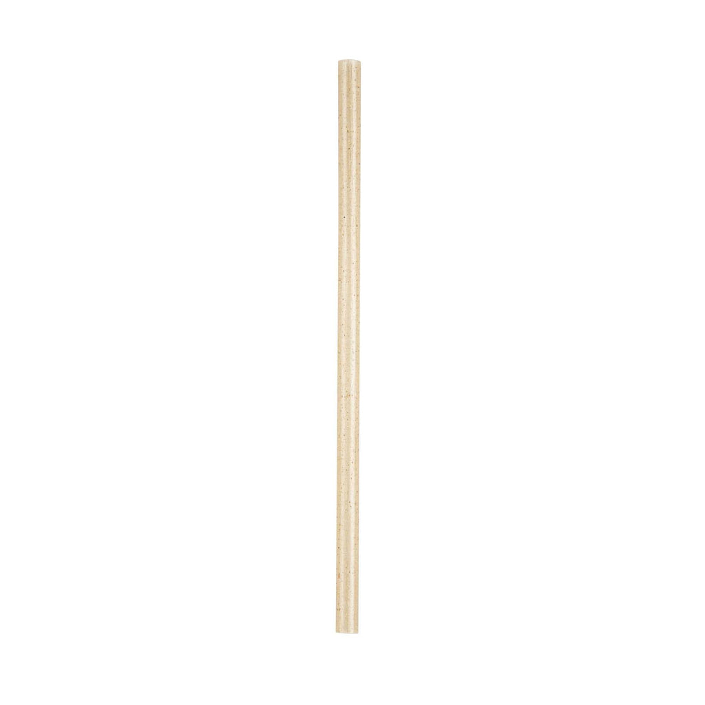 Basic Nature Natural Agave Straw - Unwrapped - 6" - 3600 count box
