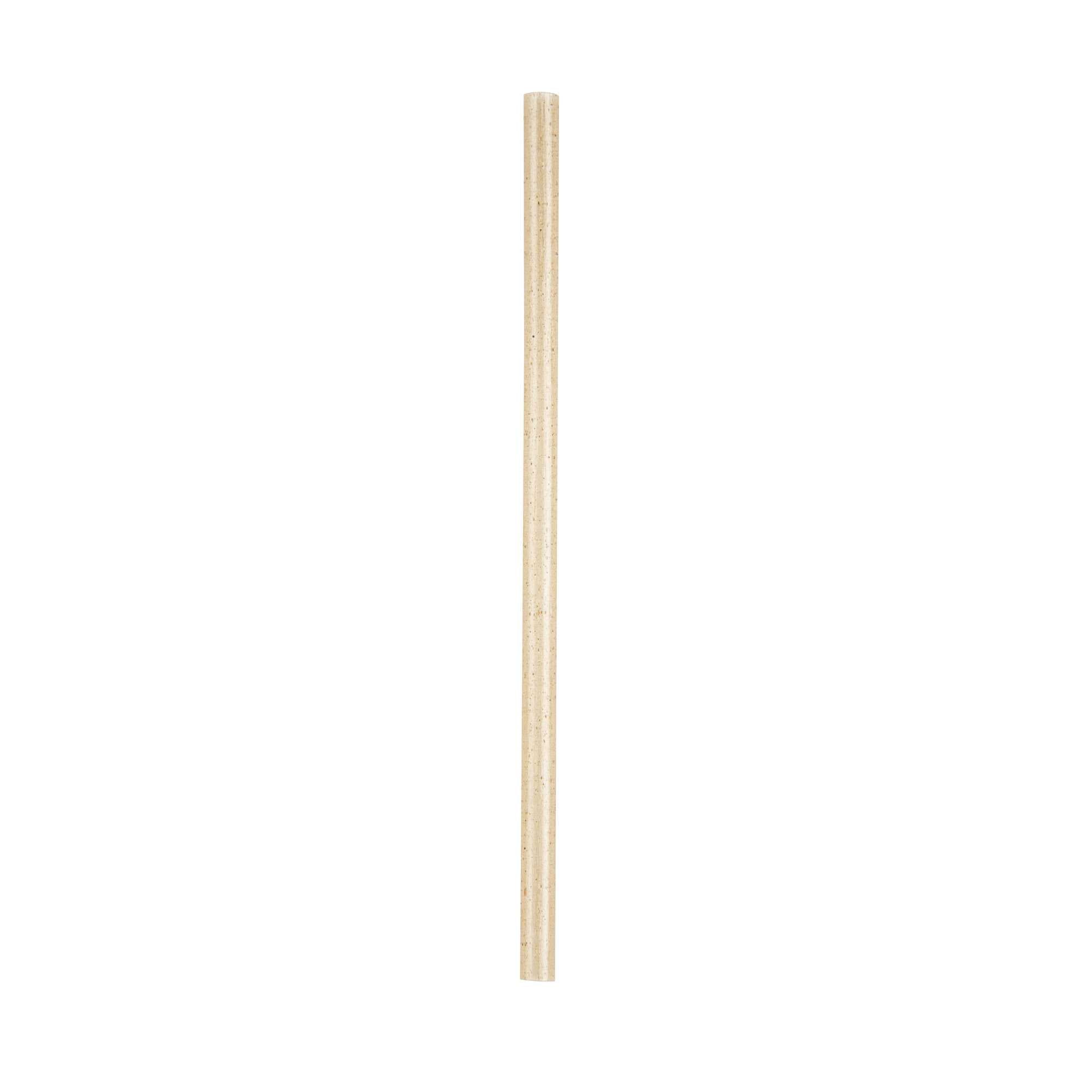 Basic Nature Natural Agave Straw - Unwrapped - 6" - 3600 count box