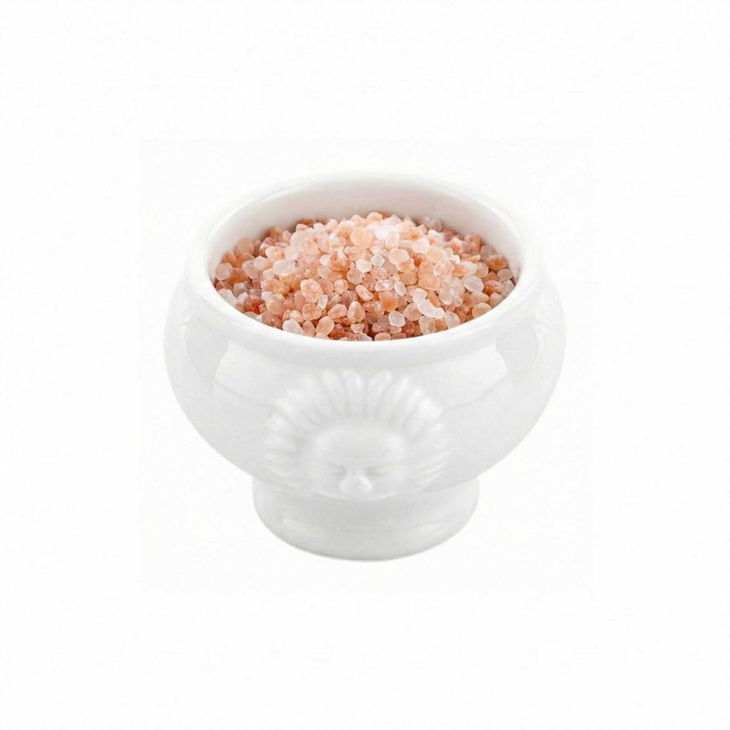Chef 101 2 oz Round White Porcelain Lion Head Mini Bowl - 2" x 2" x 1 3/4" - 10 count box