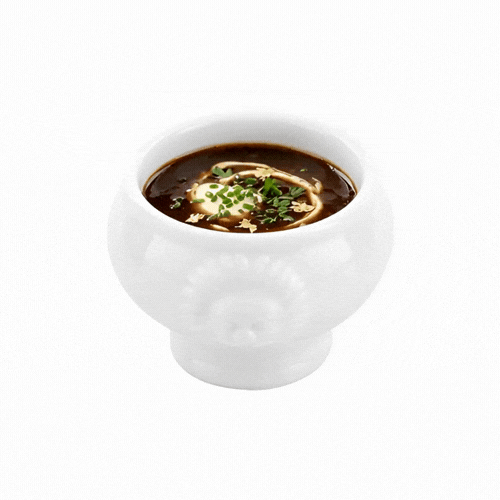 Chef 101 2 oz Round White Porcelain Lion Head Mini Bowl - 2" x 2" x 1 3/4" - 10 count box