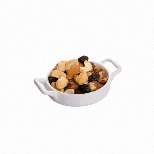 Chef 101 Round White Porcelain Mini Handled Plate - 4" x 2 3/4" x 1" - 10 count box