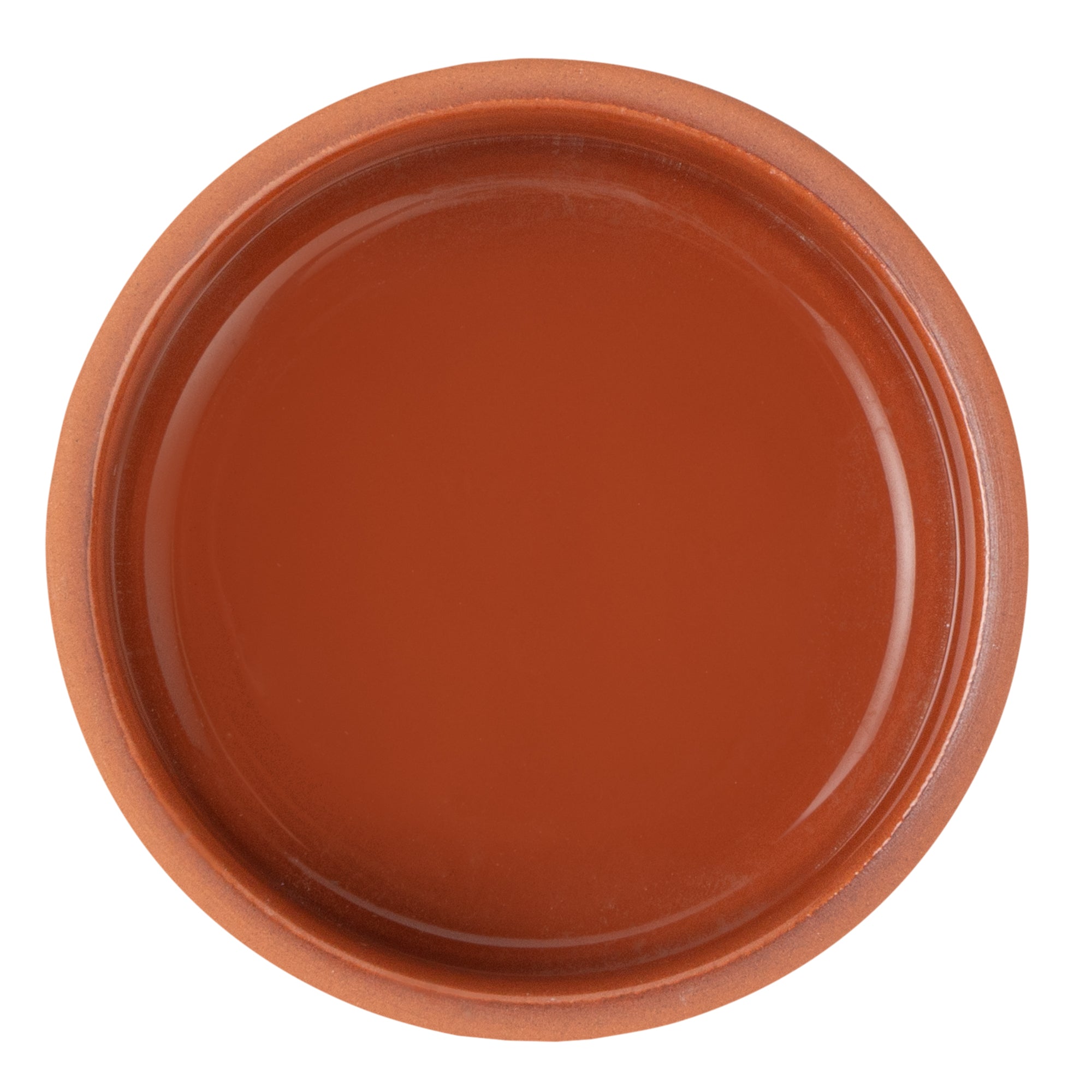 Terra Tek 3 oz Terracotta Cazuela Bowl - Brown Glazed Interior, Oven-Safe, Microwave-Safe - 3 1/4" x 3 1/4" x 1 1/2" - 10 count box