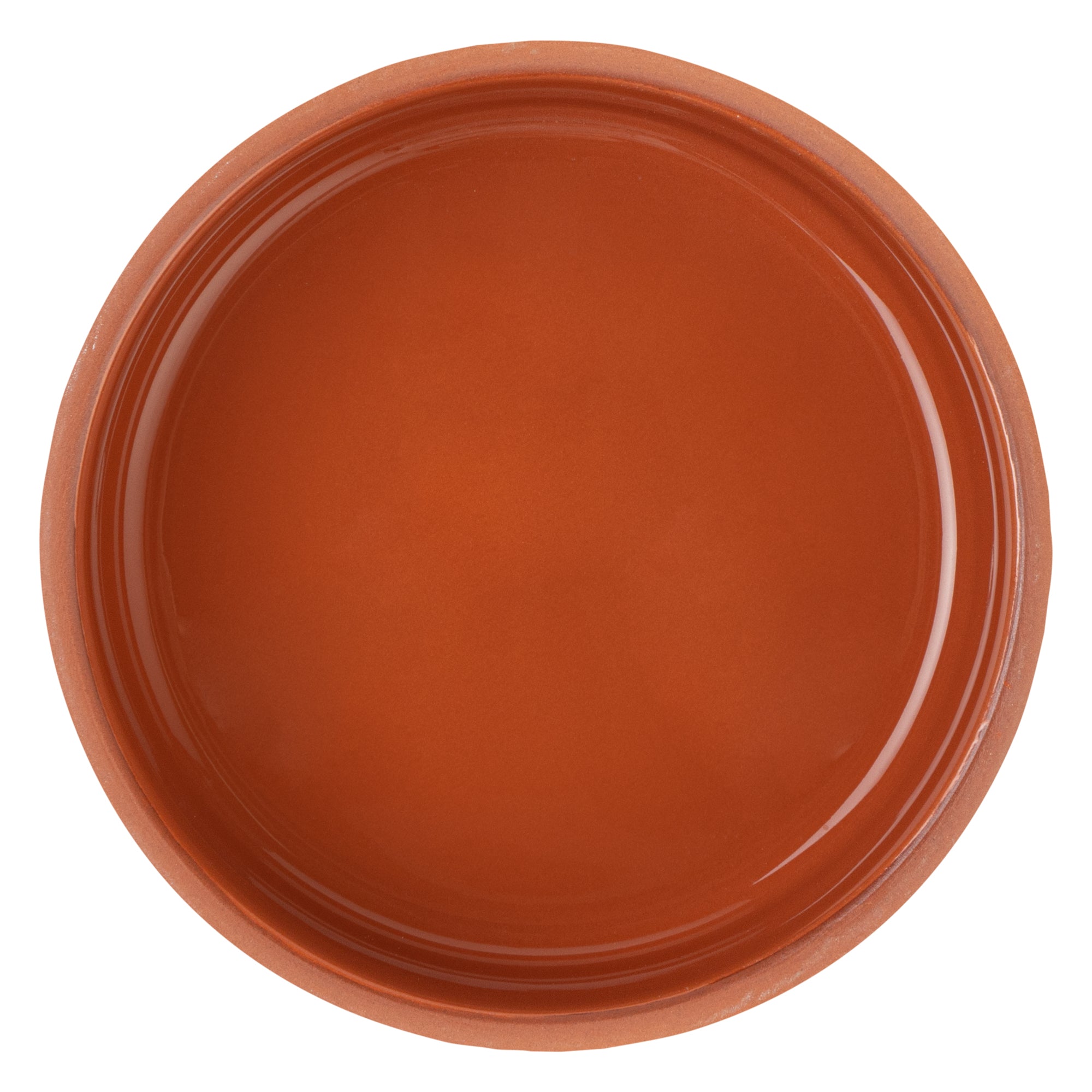 Terra Tek 7 oz Terracotta Cazuela Bowl - Brown Glazed Interior, Oven-Safe, Microwave-Safe - 4 3/4'' x 4 3/4'' x 1 1/2'' - 2 count box