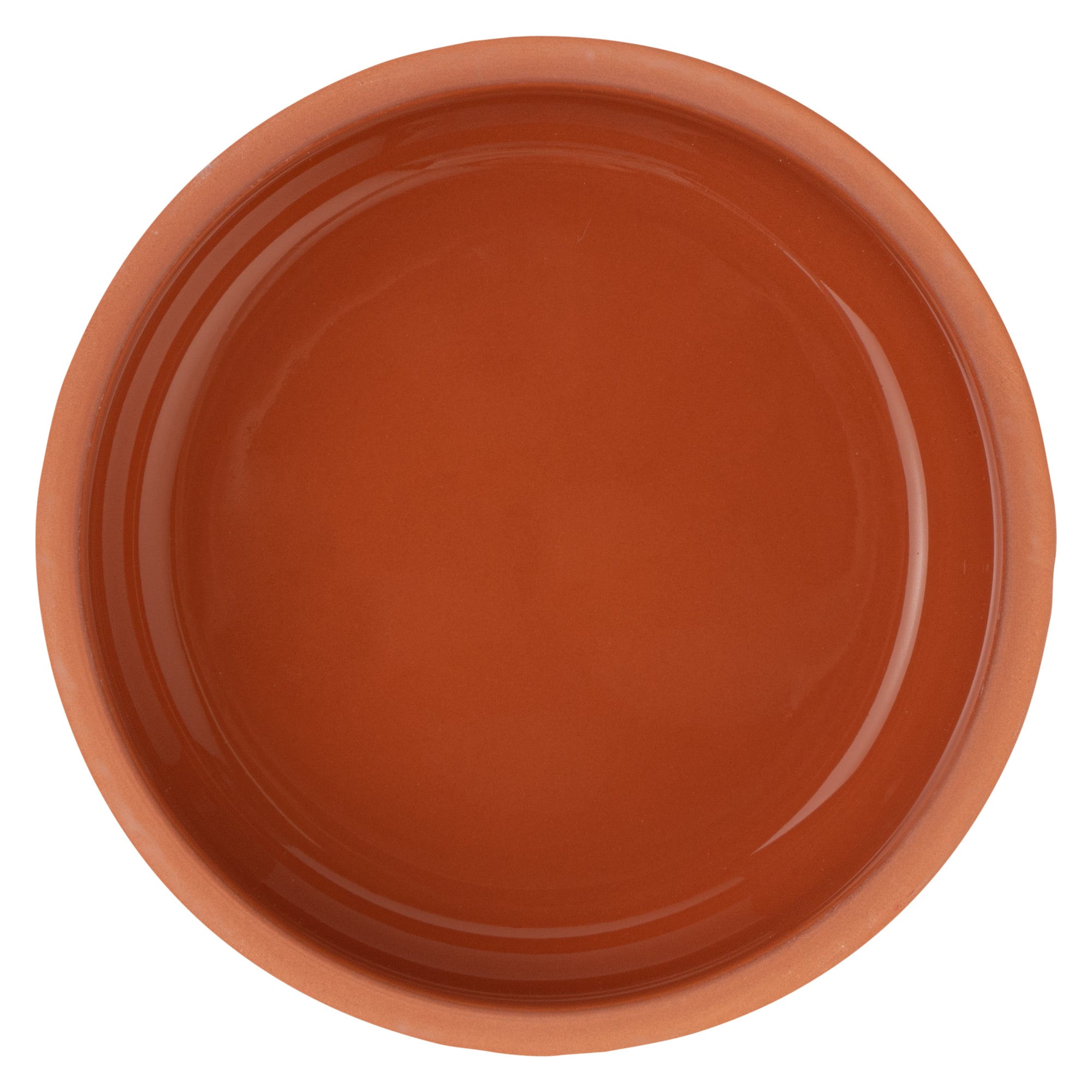 Terra Tek 7 oz Terracotta Cazuela Bowl - Brown Glazed Interior, Oven-Safe, Microwave-Safe - 4 1/2'' x 4 1/2'' x 1 1/2'' - 10 count box
