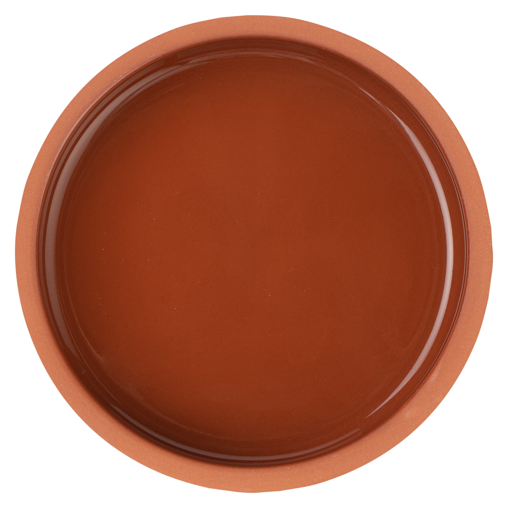 Terra Tek 9 oz Terracotta Cazuela Bowl - Brown Glazed Interior, Oven-Safe, Microwave-Safe - 4 3/4'' x 4 3/4'' x 1 1/2'' - 10 count box