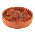 Terra Tek 15 oz Terracotta Cazuela Bowl - Brown Glazed Interior, Oven-Safe, Microwave-Safe - 6 1/4" x 6 1/4" x 1 1/2" - 10 count box