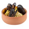 Terra Tek 17 oz Terracotta Cazuela Bowl - Yellow Glazed Interior, Oven-Safe, Microwave-Safe - 5 3/4" x 5 3/4" x 2" - 2 count box