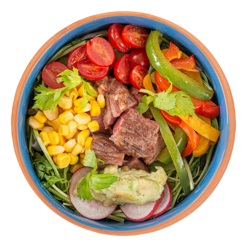Terra Tek 34 oz Terracotta Cazuela Bowl - Blue Glazed Interior, Oven-Safe, Microwave-Safe - 6 1/4" x 6 1/4" x 3 1/2" - 10 count box