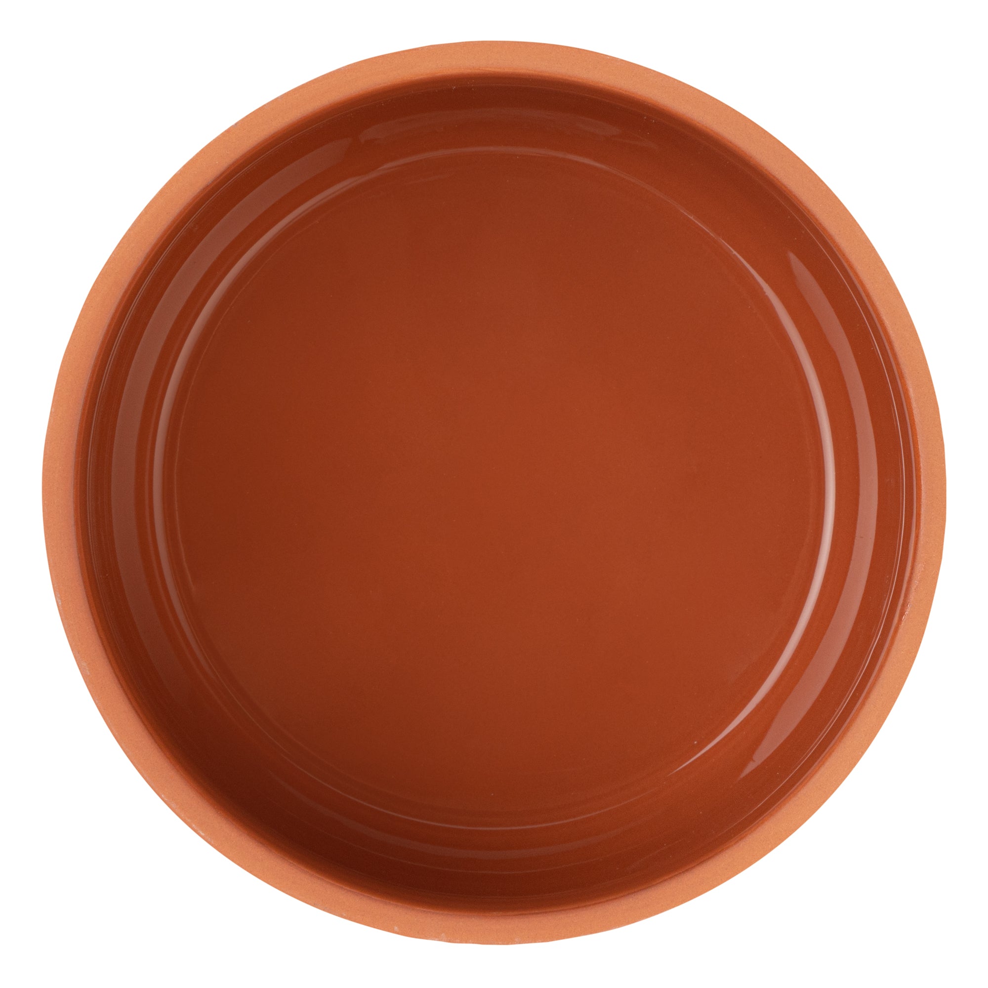 Terra Tek 34 oz Terracotta Cazuela Bowl - Brown Glazed Interior, Oven-Safe, Microwave-Safe - 6 1/4" x 6 1/4" x 3 1/2" - 2 count box
