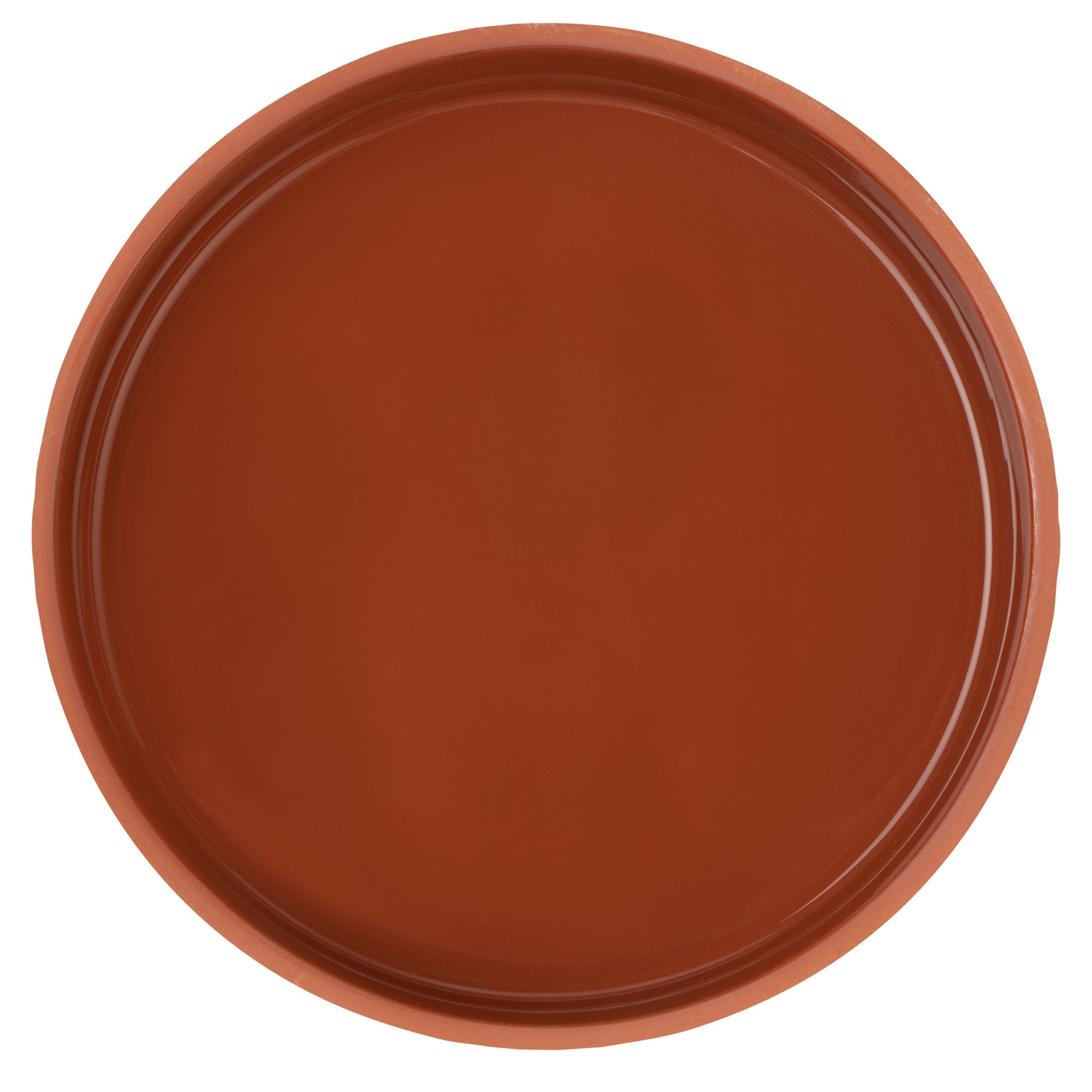 Terra Tek 51 oz Terracotta Cazuela Bowl - Brown Glazed Interior, Oven-Safe, Microwave-Safe - 9'' x 9'' x 2 1/4'' - 2 count box