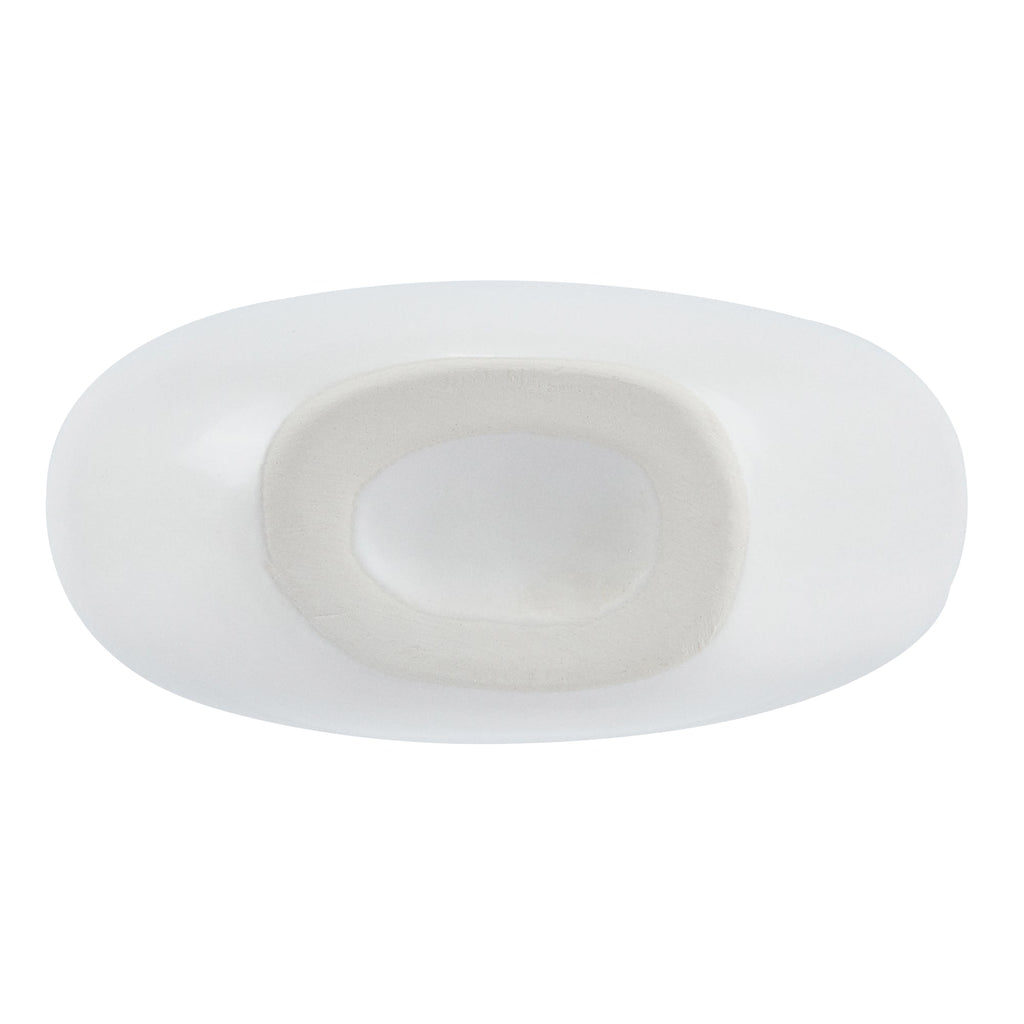 Table Art White Ceramic Jug Vase - 7'' x 3 1/4'' x 7'' - 1 count box
