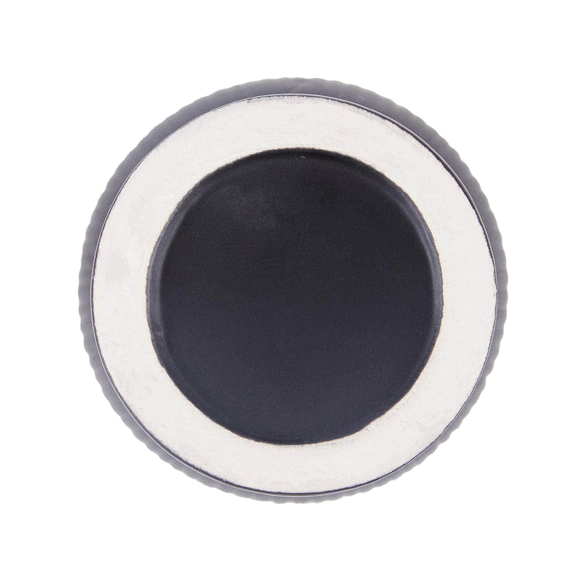 Table Art Black Ceramic Pedestal Vase - 3 1/2'' x 3 1/2'' x 6 1/2'' - 1 count box