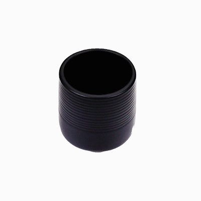 Table Art Black Ceramic Tea Cup Vase - 3'' x 3'' x 3 1/2'' - 1 count box