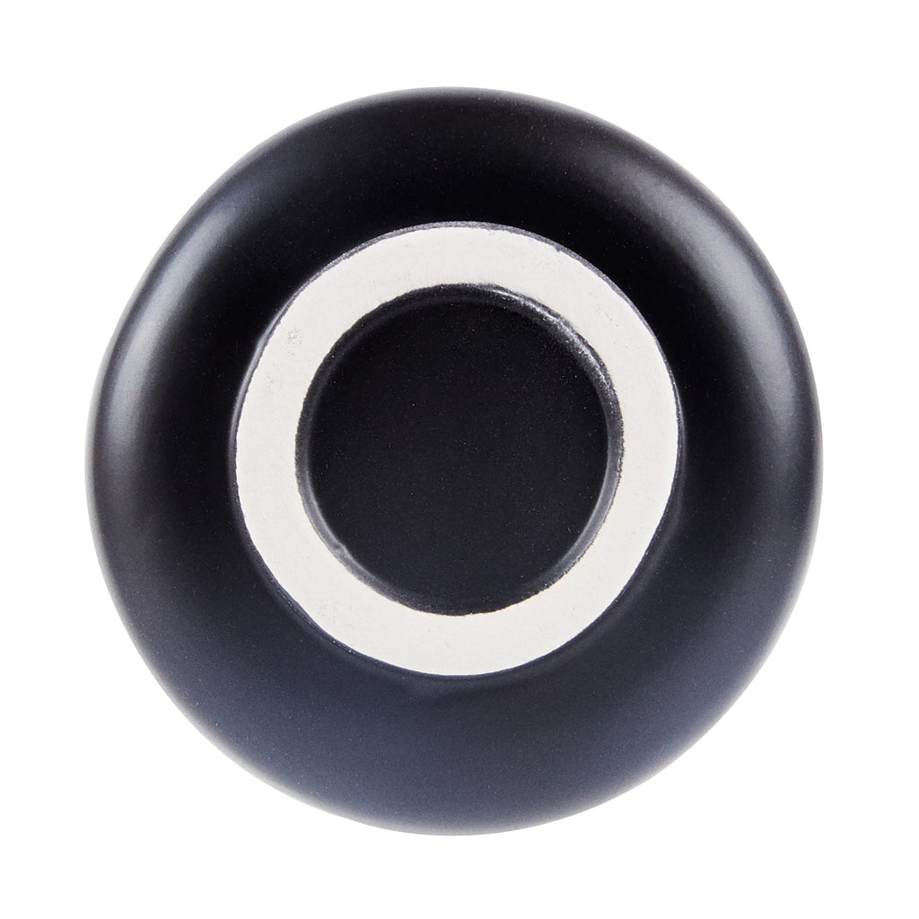 Table Art Black Ceramic Tea Cup Vase - 3'' x 3'' x 3 1/2'' - 1 count box