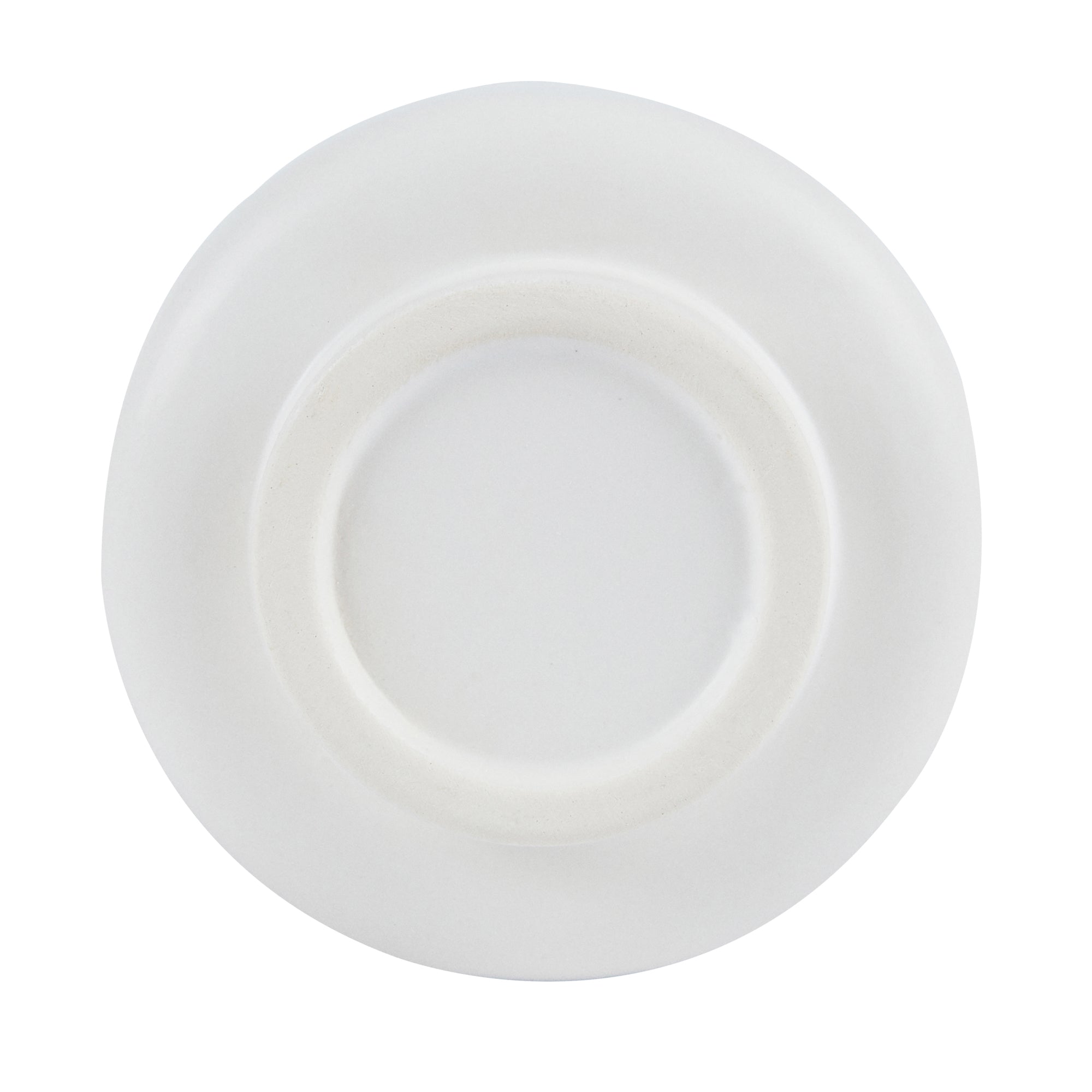 Table Art White Ceramic Tea Cup Vase - 4 1/2'' x 4 1/2'' x 5'' - 1 count box