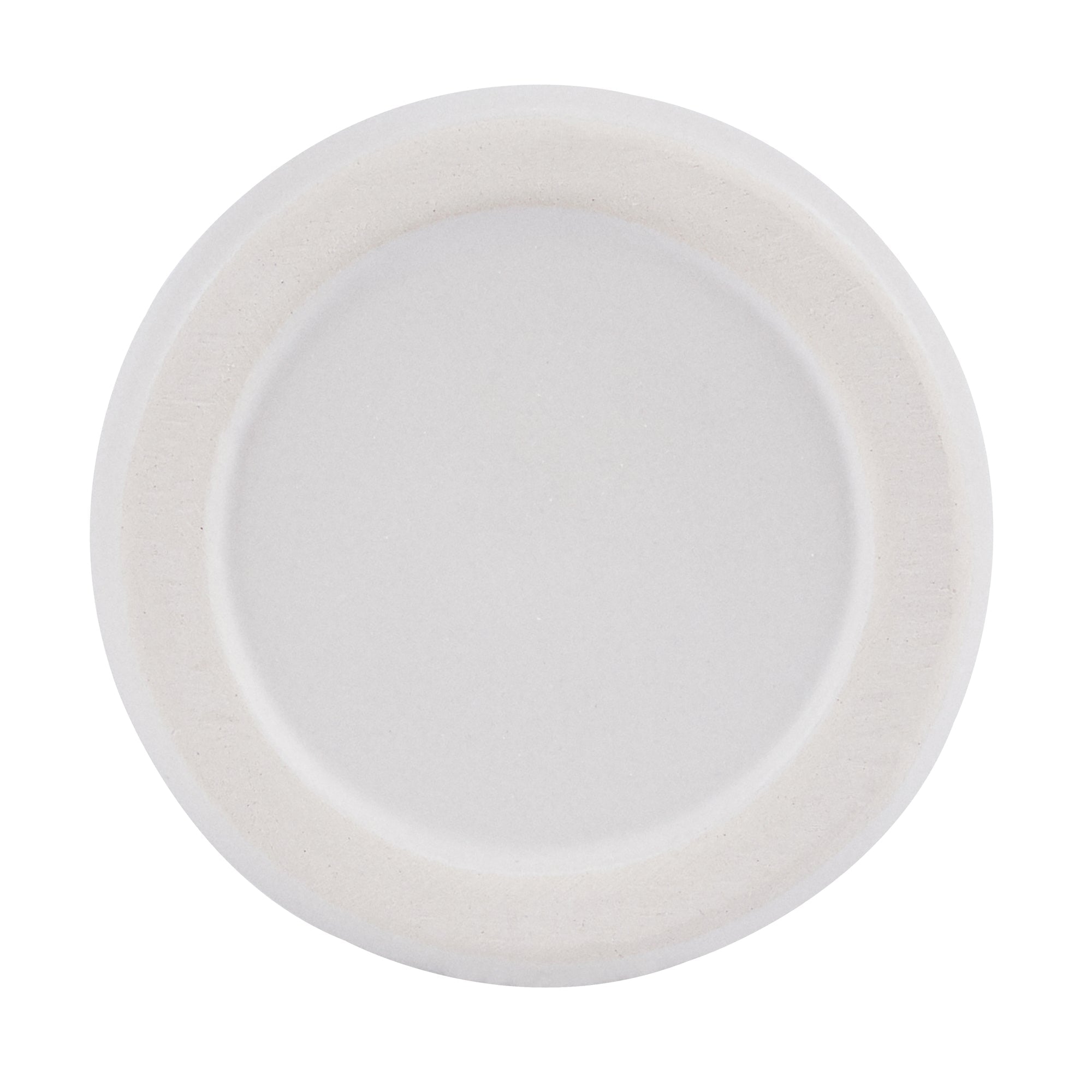 Table Art White Ceramic Vintage Vase - 3 1/4'' x 3 1/4'' x 6'' - 1 count box