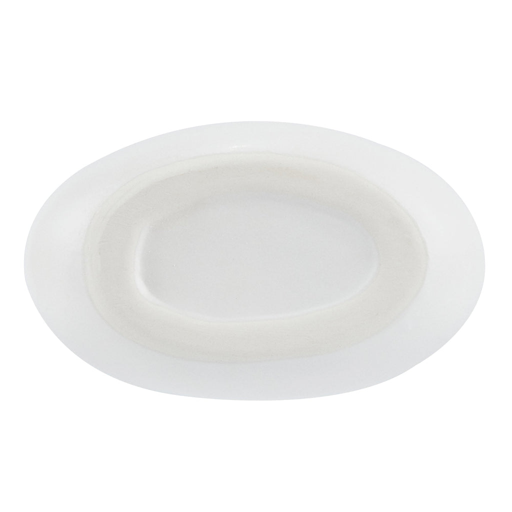 Table Art White Ceramic Gourd Vase - 6 1/2'' x 4'' x 7'' - 1 count box