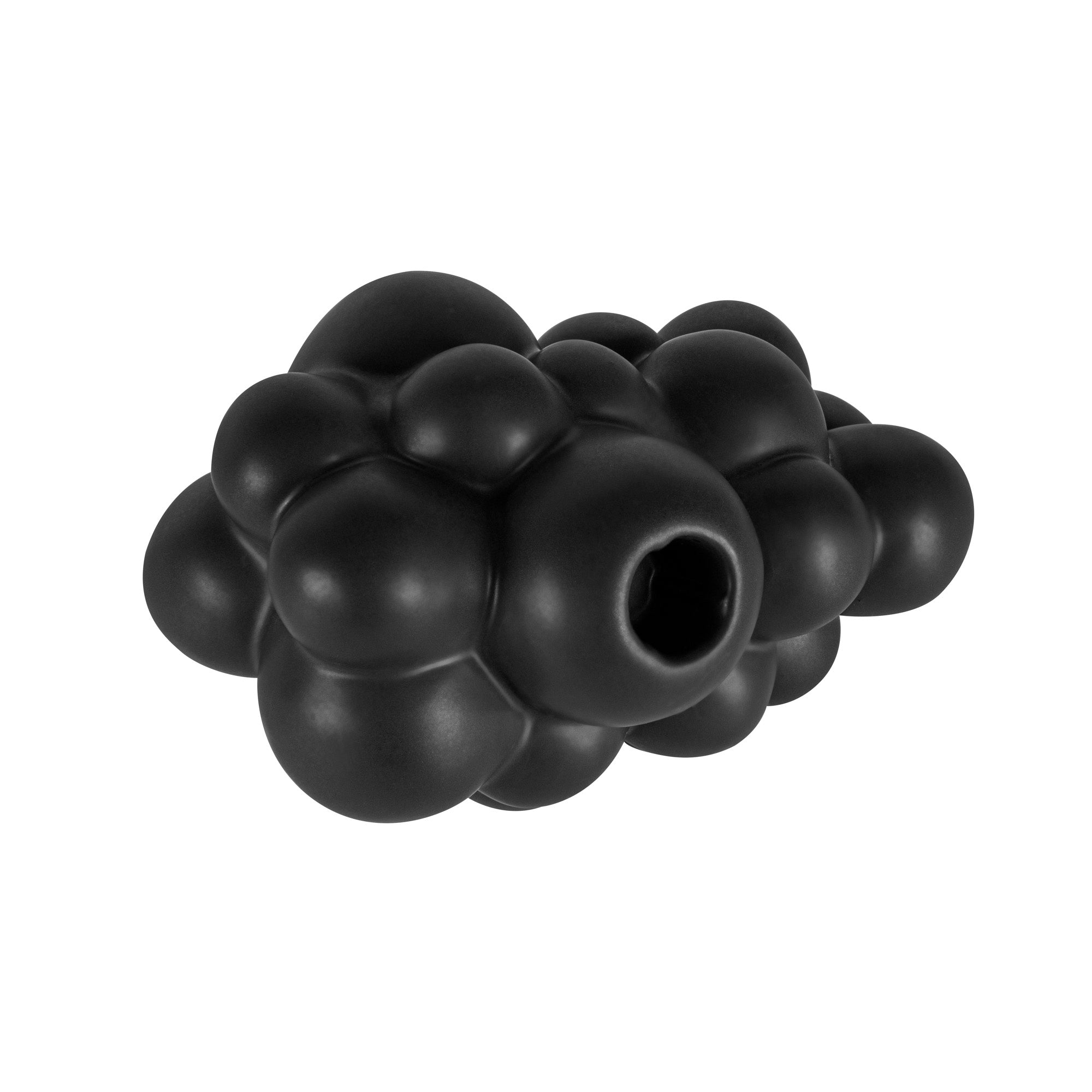 Table Art Black Ceramic Bubble Vase - 6 1/2'' x 4'' x 4'' - 1 count box