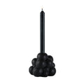 Table Art Black Ceramic Bubble Vase - 5'' x 5'' x 4 1/4'' - 1 count box